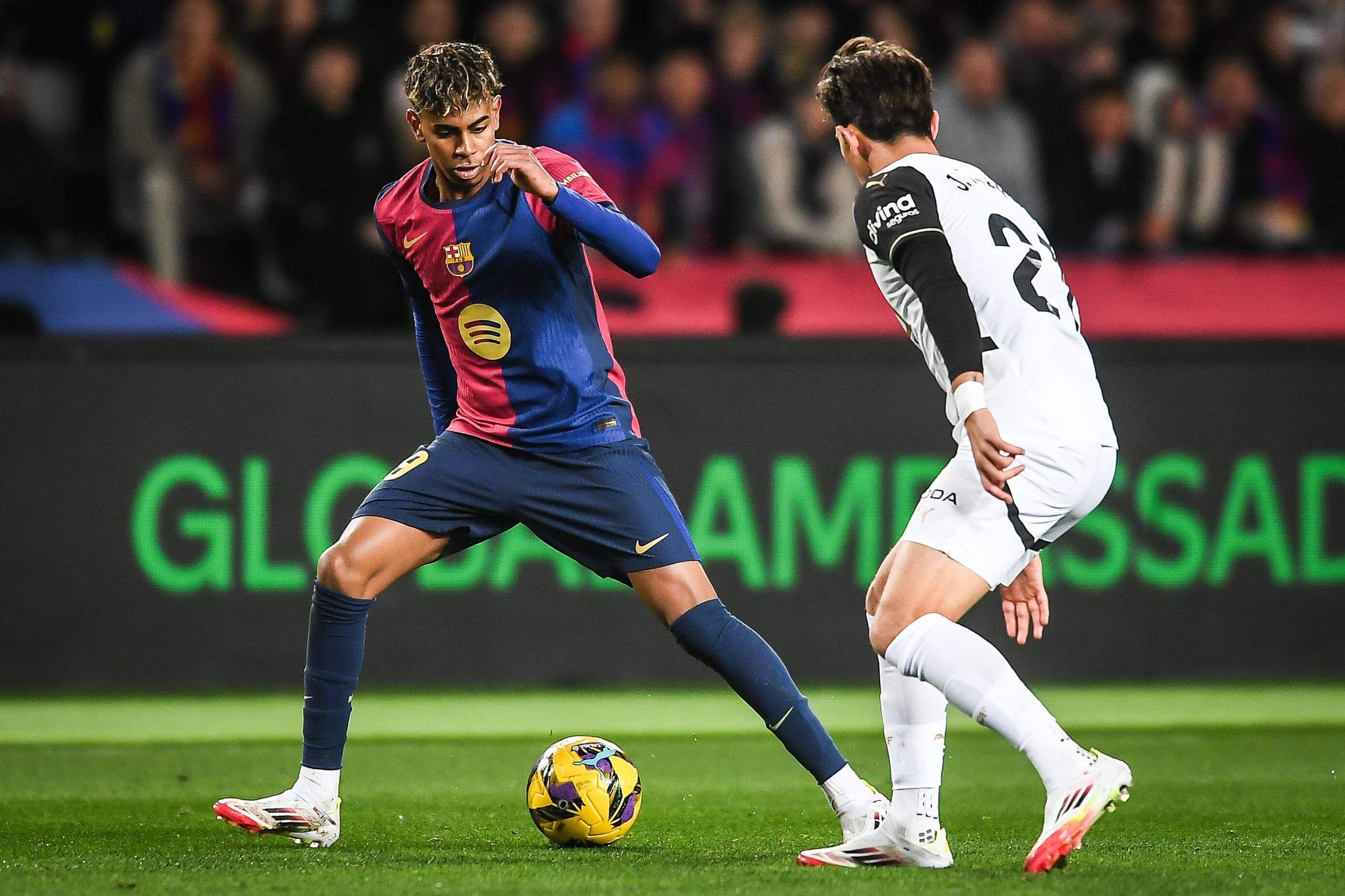  Lamine Yamal, en el último Barcelona - Valencia (Cordon Press)