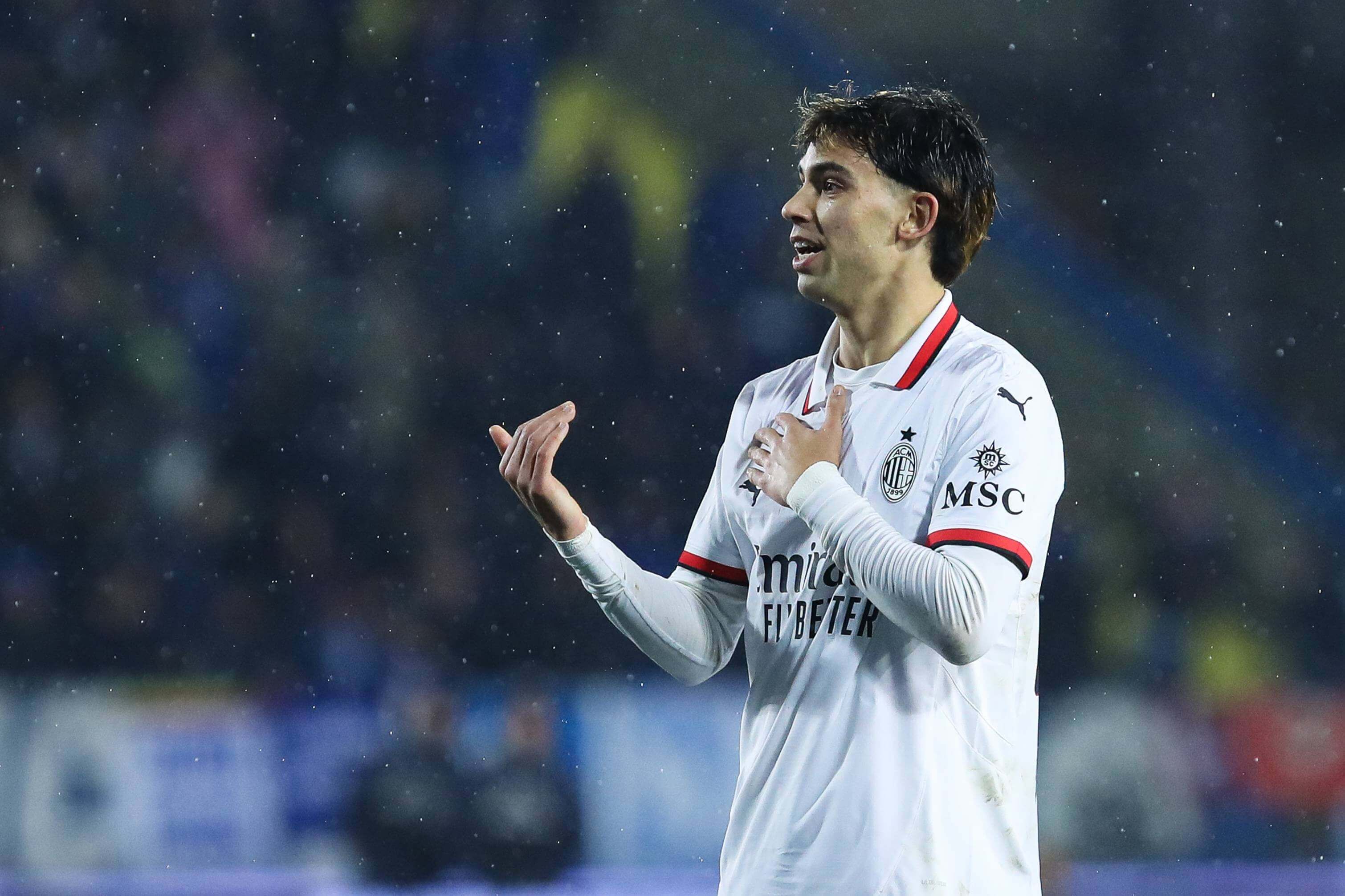  Joao Félix, en un partido con el AC Milan.