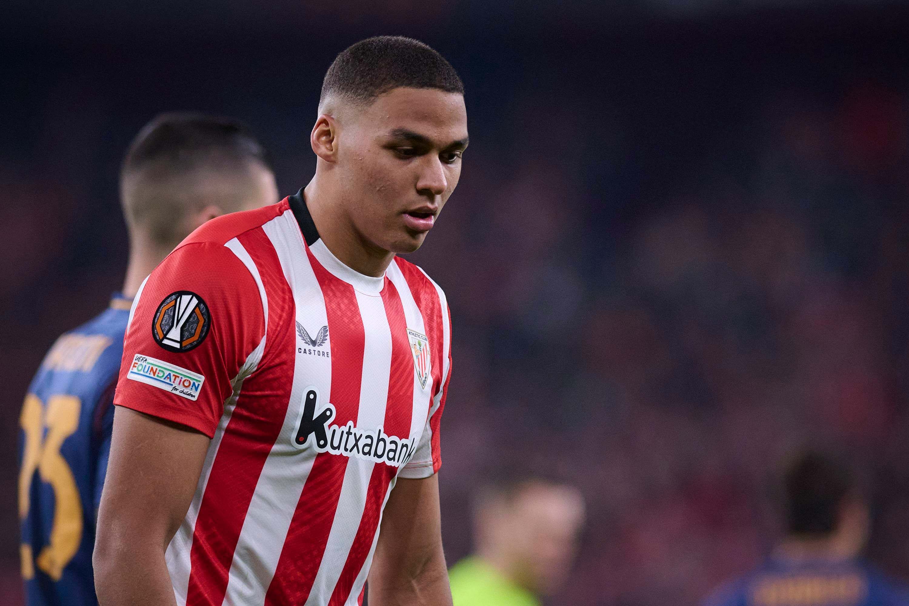  Maroan Sannadi, en el Athletic-Roma de Europa League (FOTO: Cordón Press).