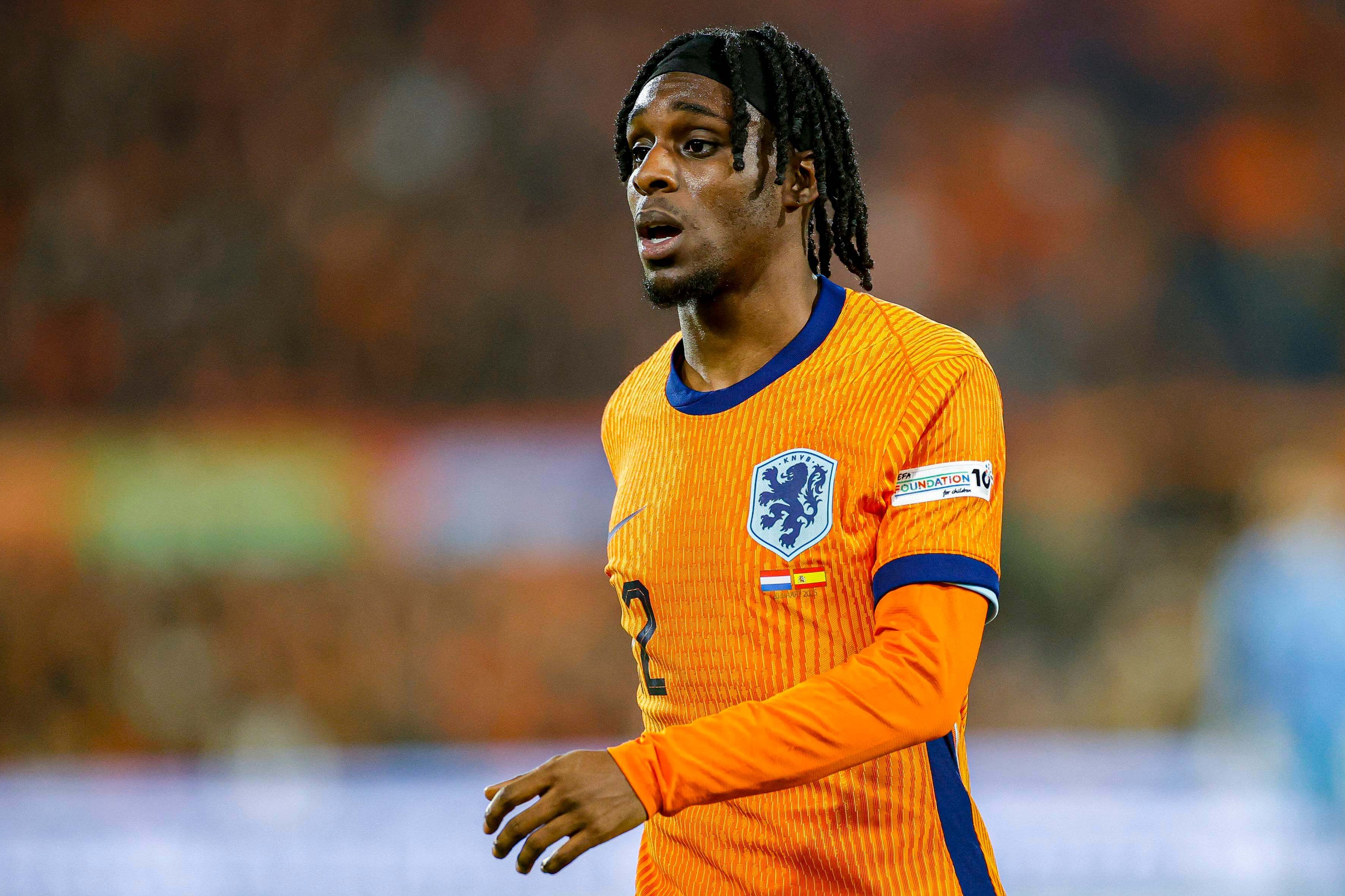  Jeremie Frimpong, en el Países Bajos-España (Cordon Press)