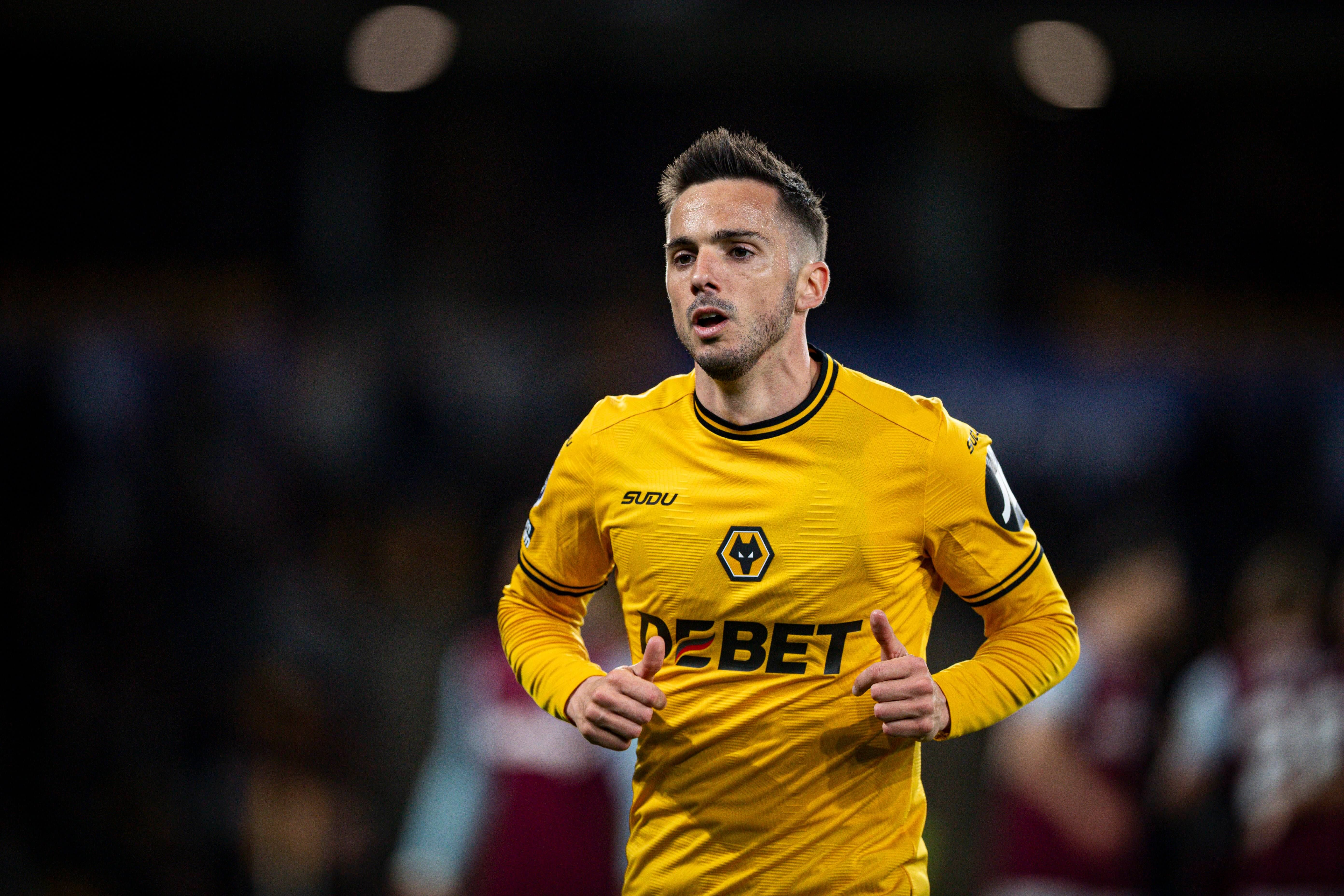 Pablo Sarabia, con el Wolverhampton.