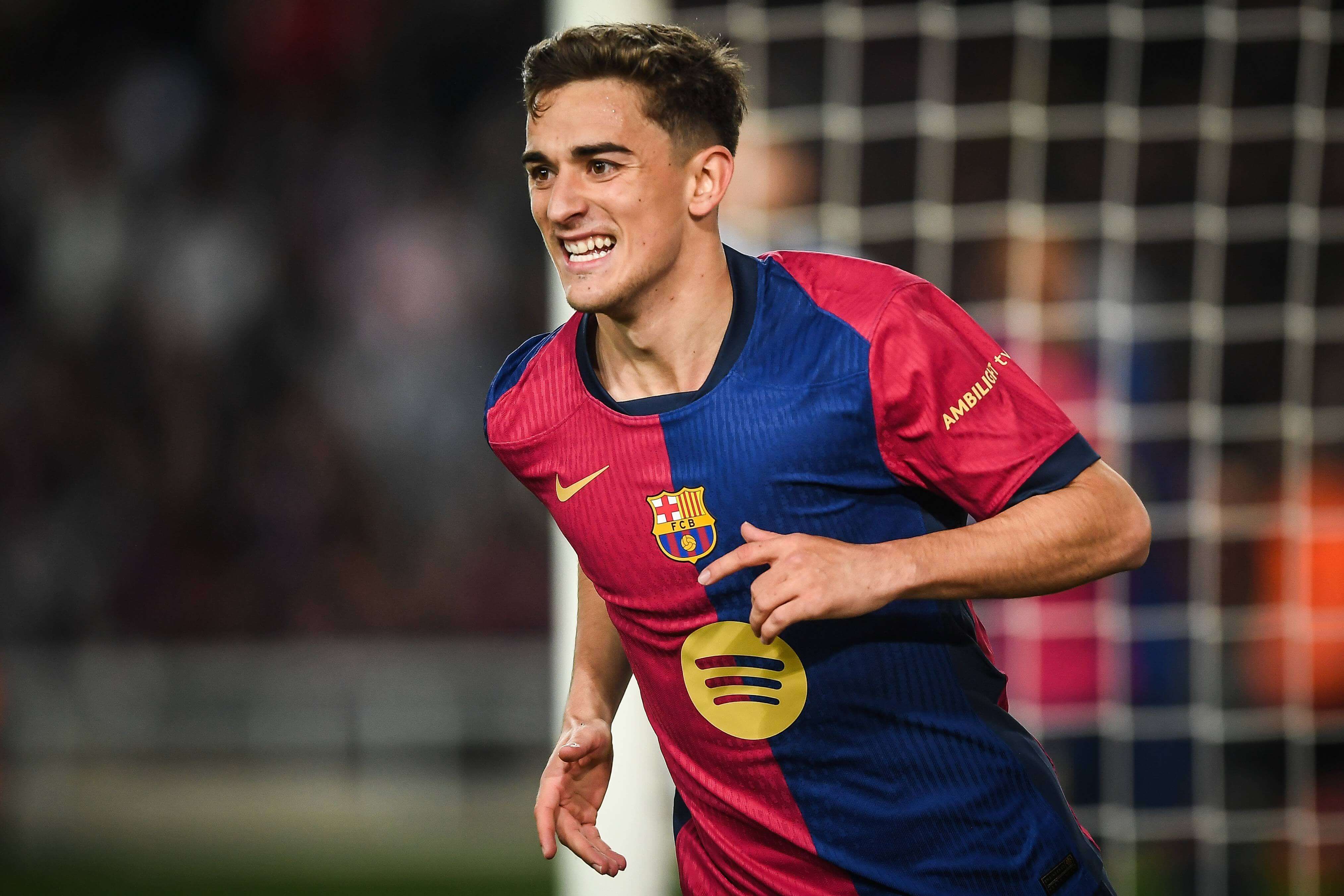 Gavi, durante un partido con el Barcelona (foto: Cordon Press).