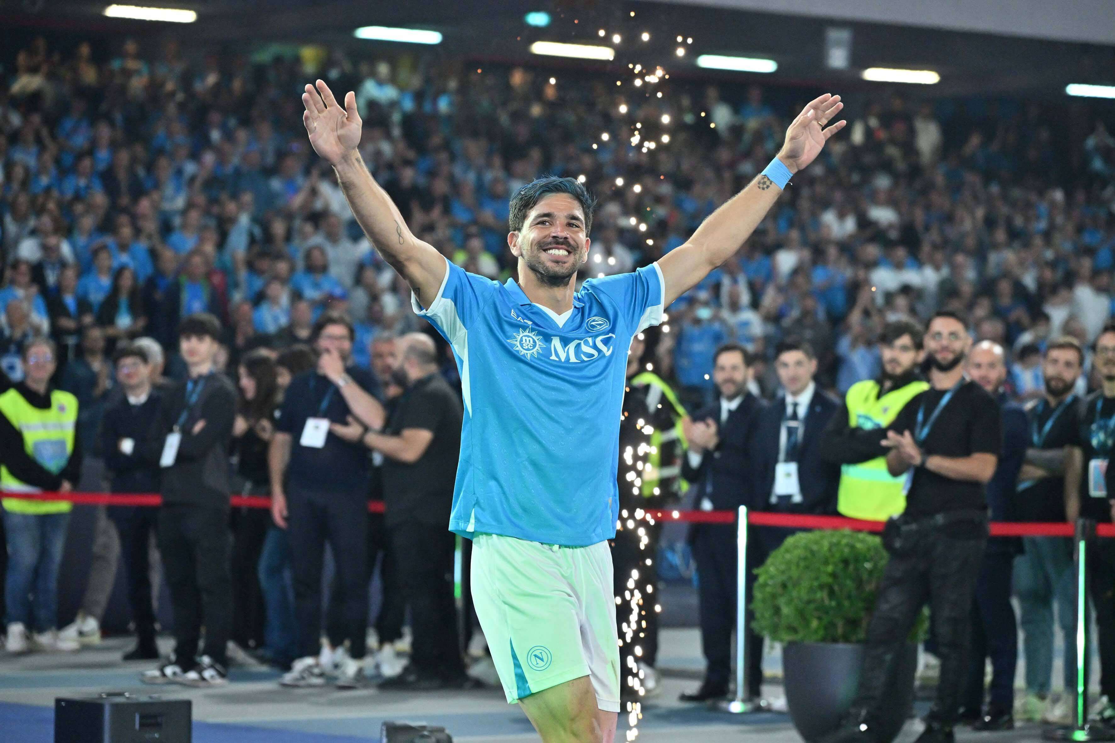 Gio Simeone celebra el Scudetto logrado por el Nápoles (Foto: Cordon Press).