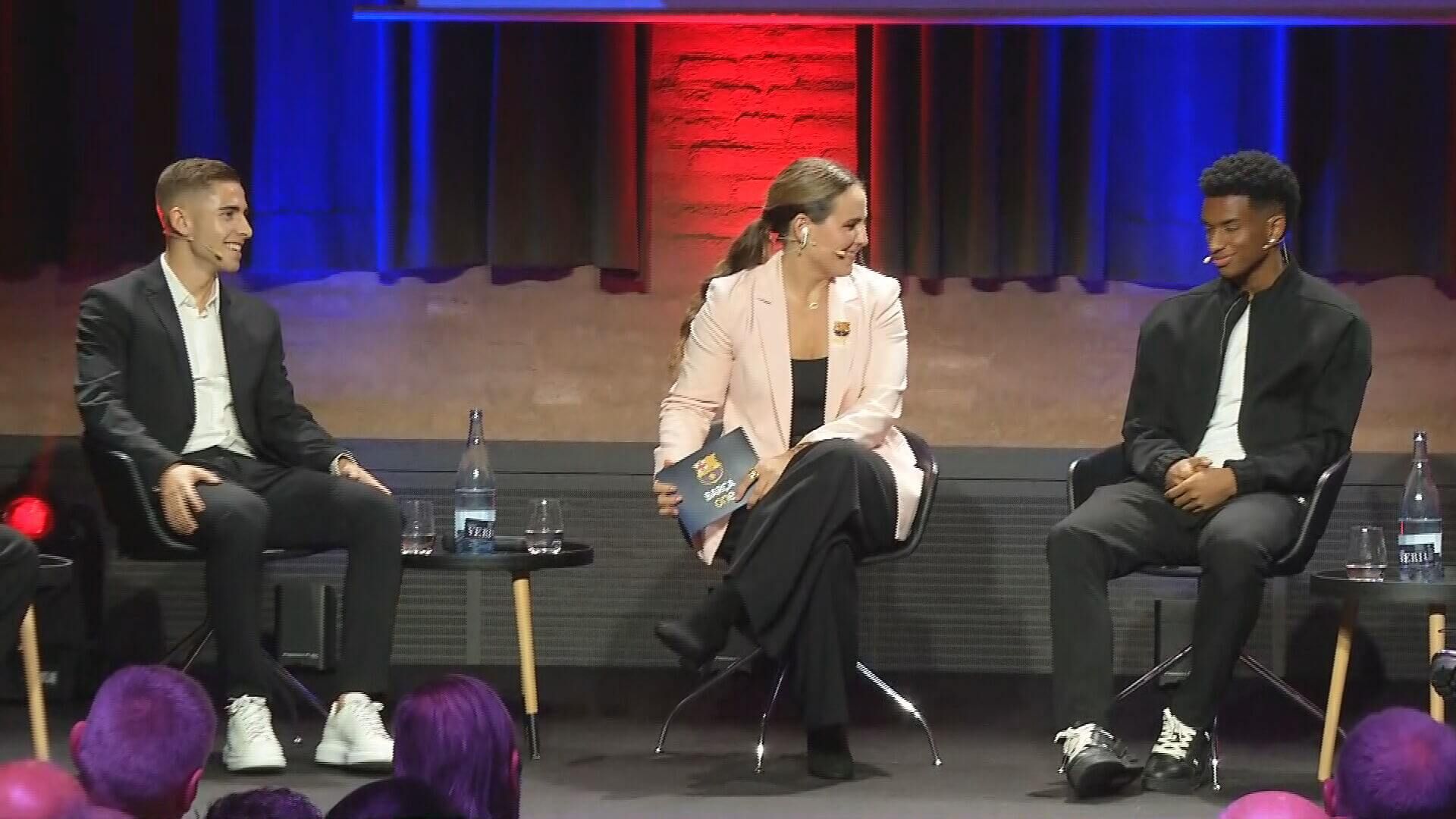  Fermín y Alejandro Balde en un evento con el Barça