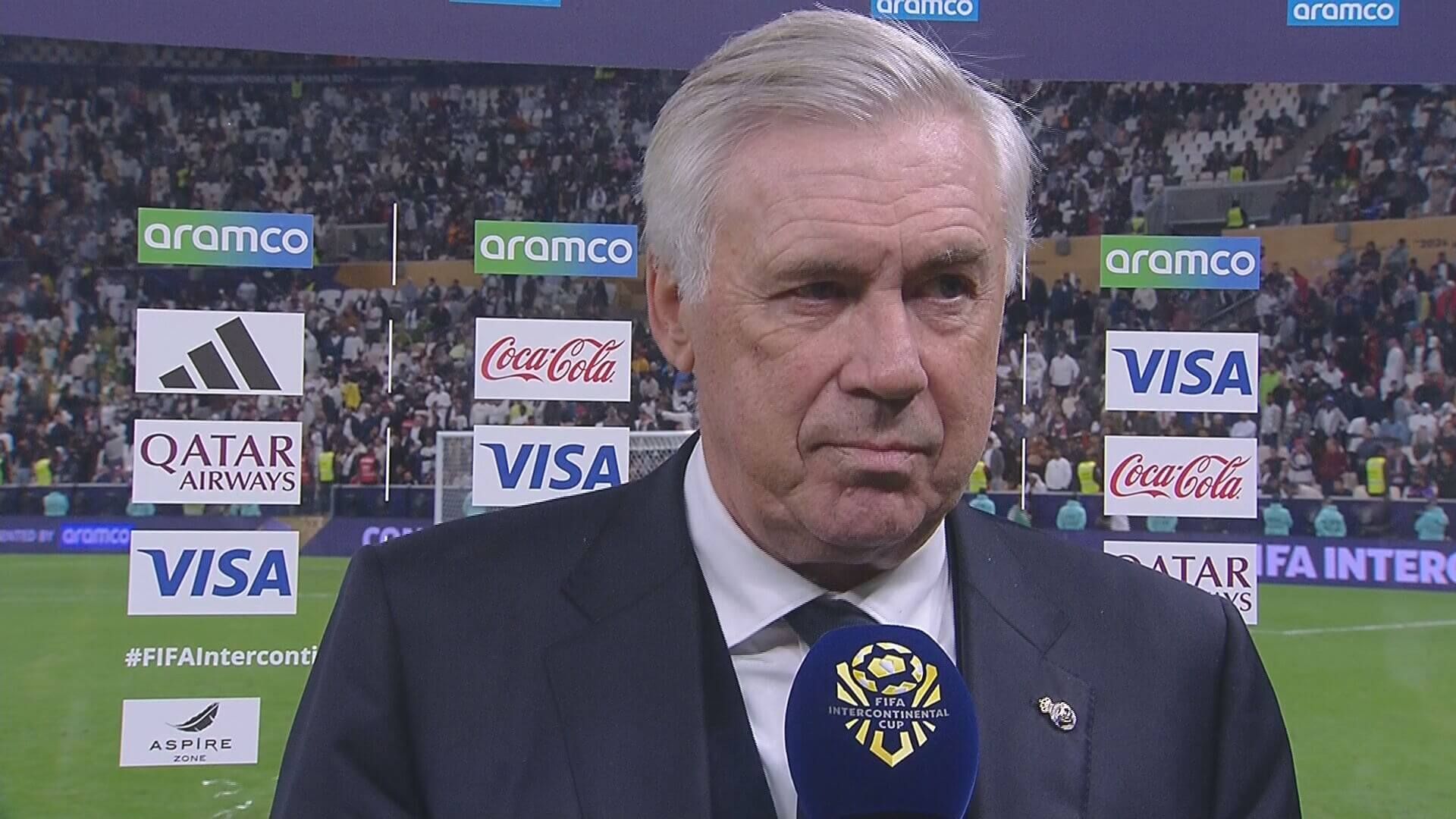 Carlo Ancelotti, tras ganar la FIFA Intecontinental Cup