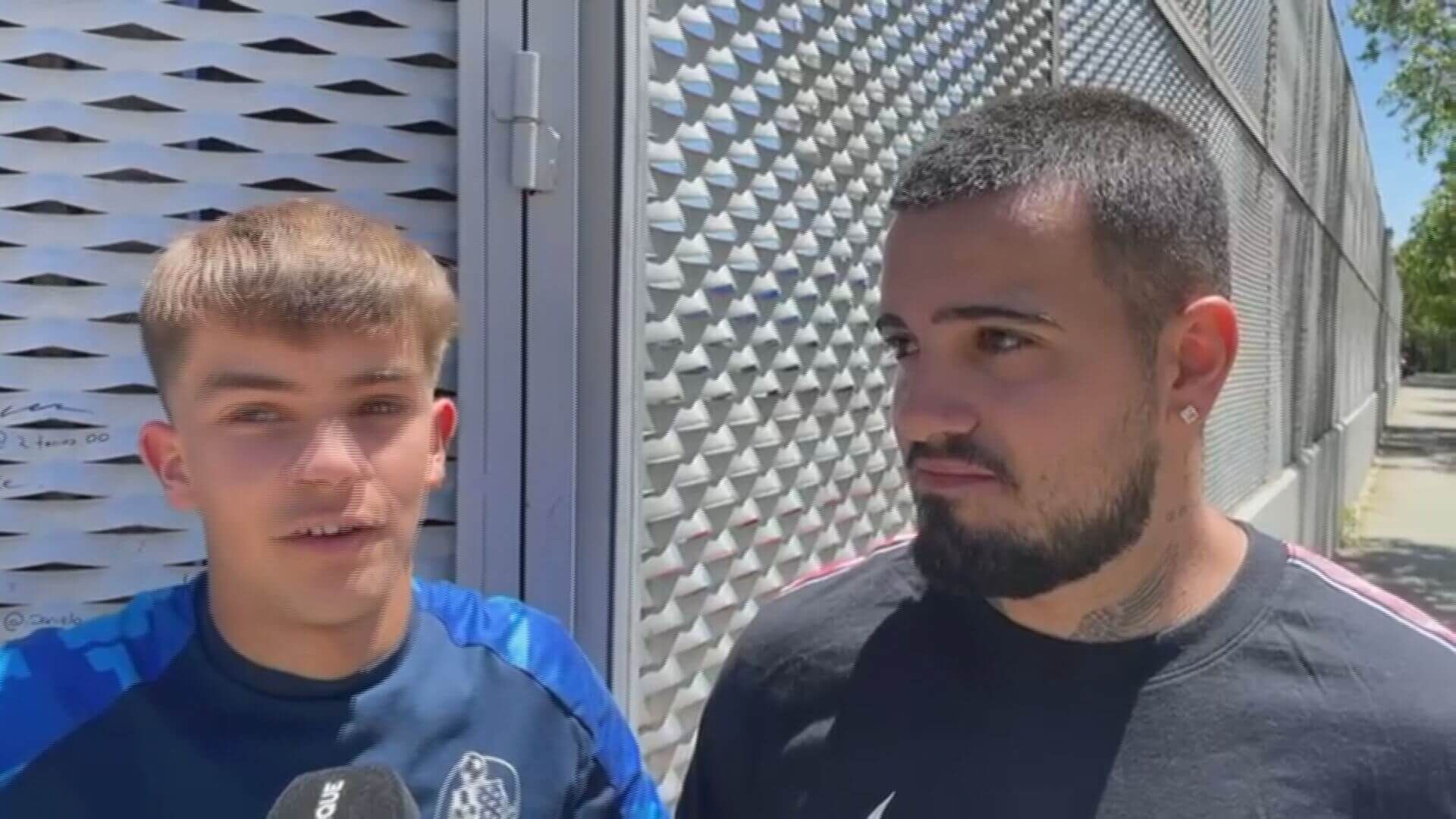  Dos seguidores del Getafe