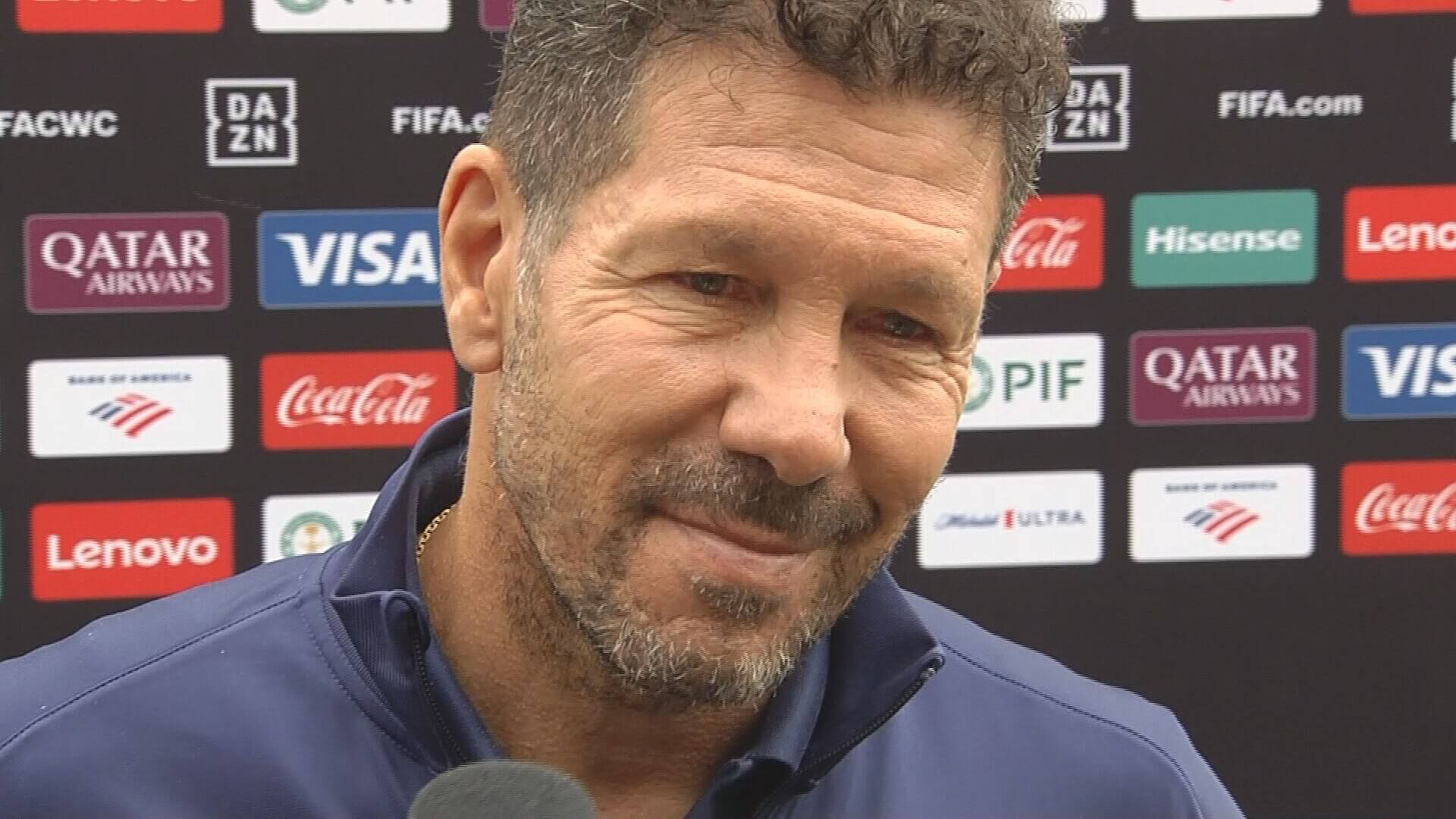 Simeone hablando de las protestas en Los Ángeles (ElDesmasque)