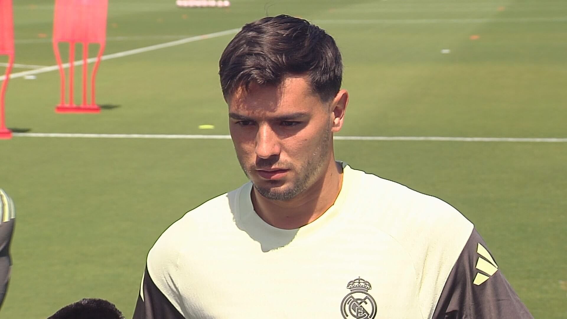  Brahim Díaz habló con los medios antes del debut del Real Madrid en el Mundial de Clubes.