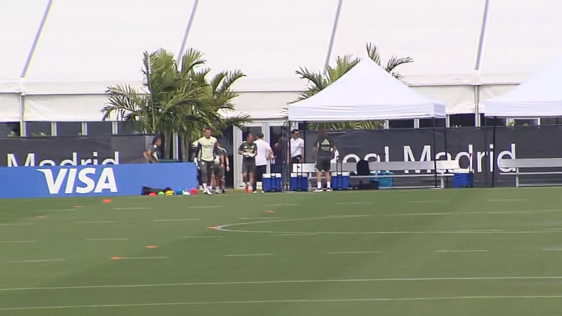  Gimnasio de entrenamiento del Real Madrid en Miami