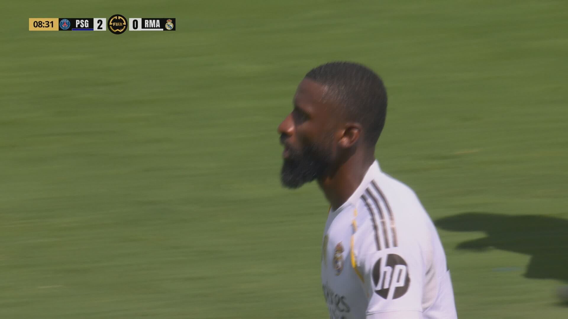  Rudiger, tras su error