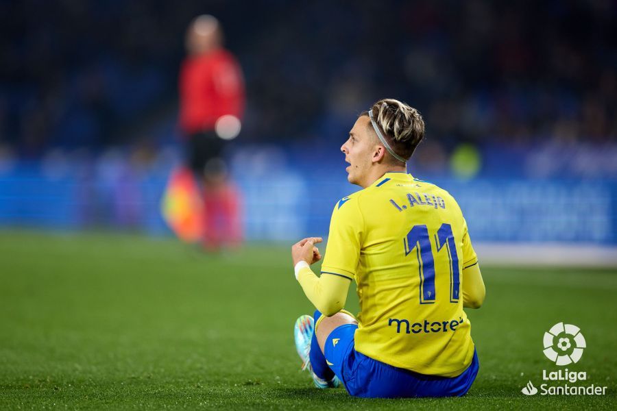  Iván Alejo, en el Real Sociedad - Cádiz.