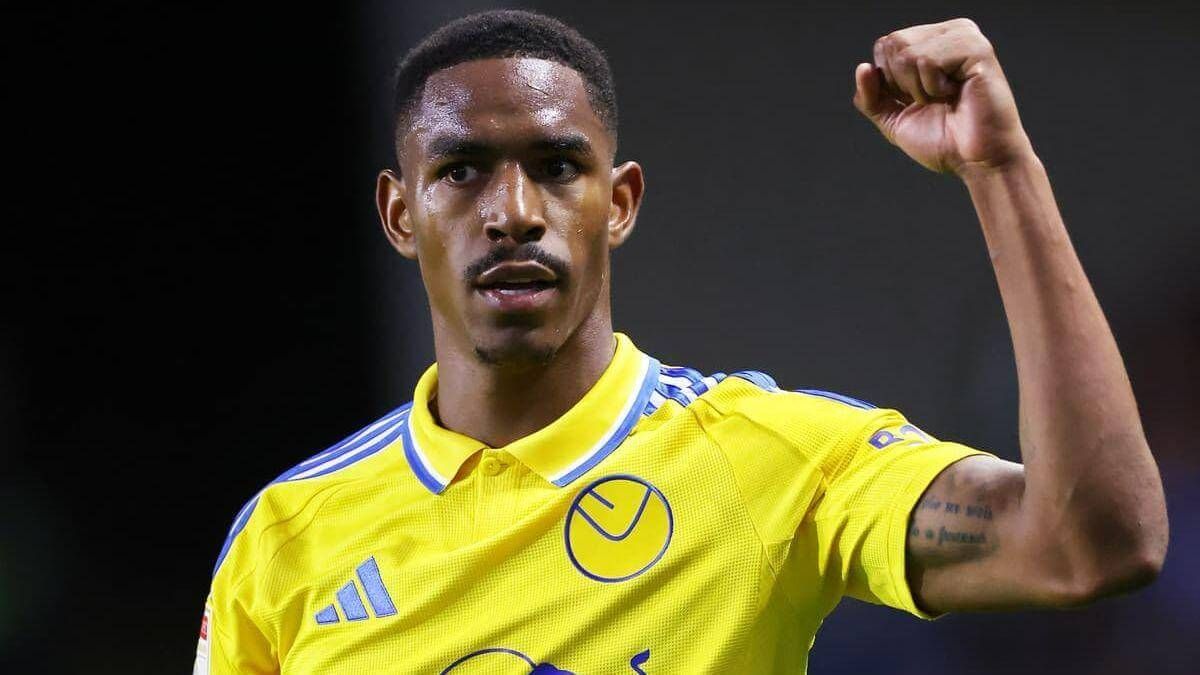 Junior Firpo, en el Leeds United.