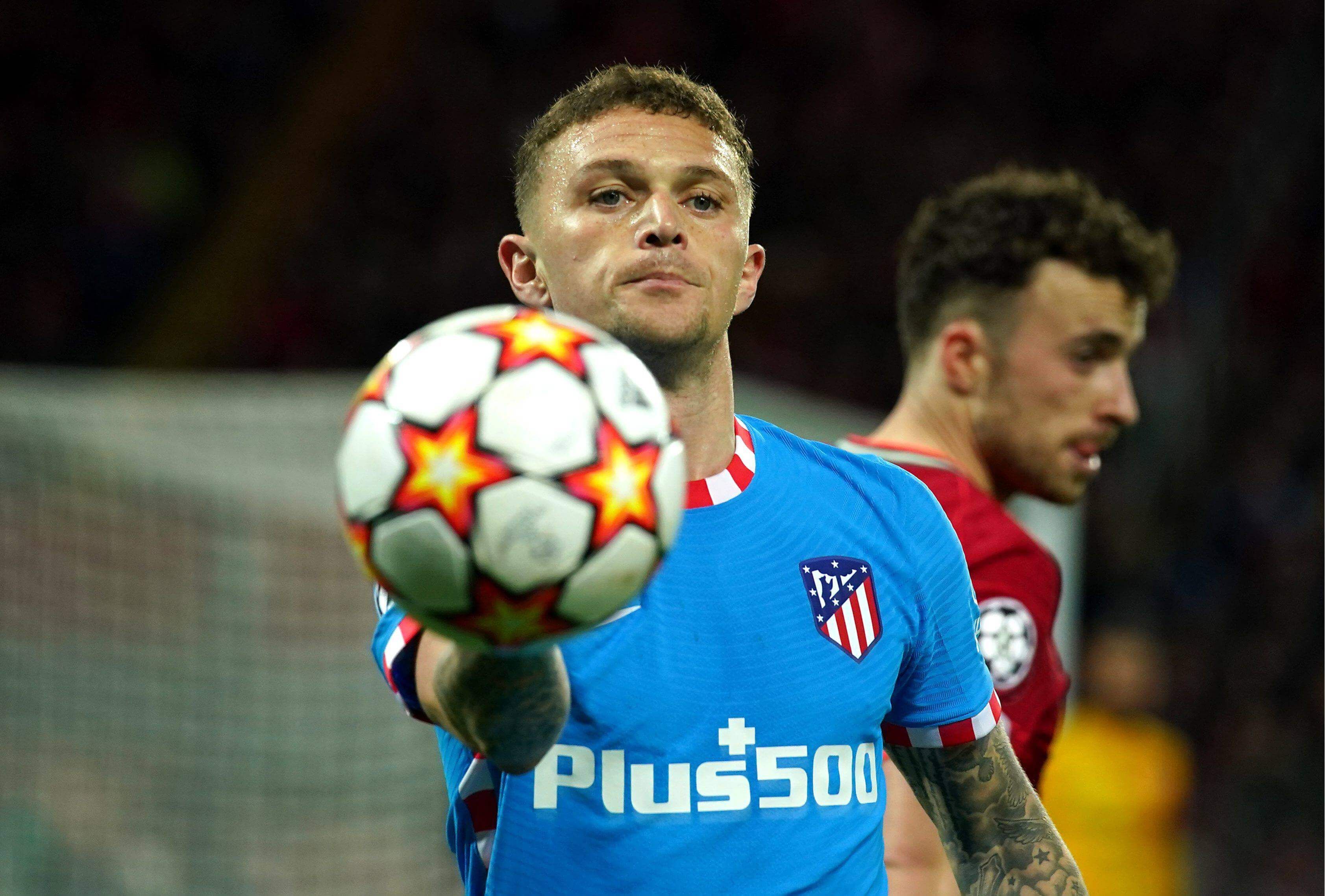 Kieran Trippier durante un partido con el Atlético de Madrid (Fuente: Cordon Press)