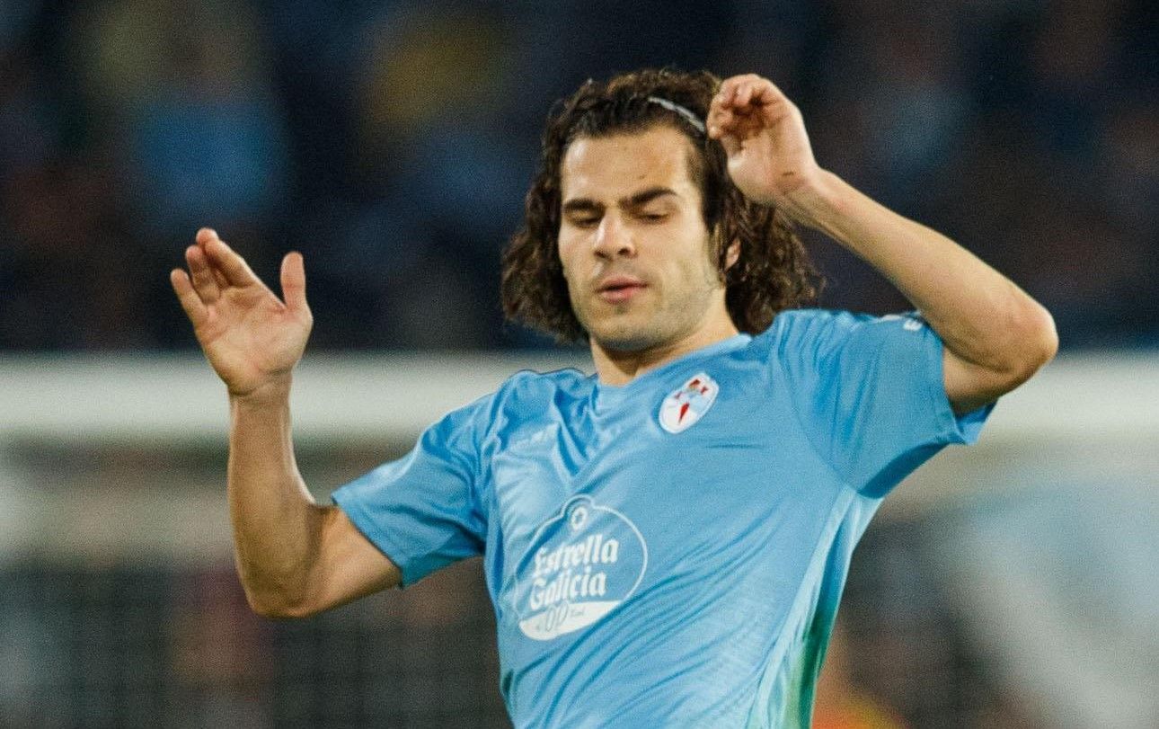 Miguel Rodríguez, en el Celta - Real Sociedad.
