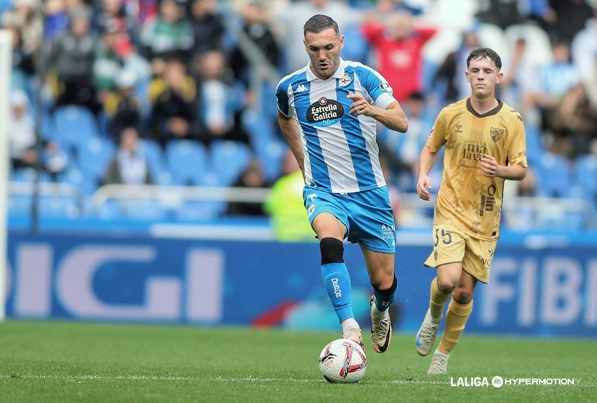  Lucas Pérez en el Dépor - Málaga.