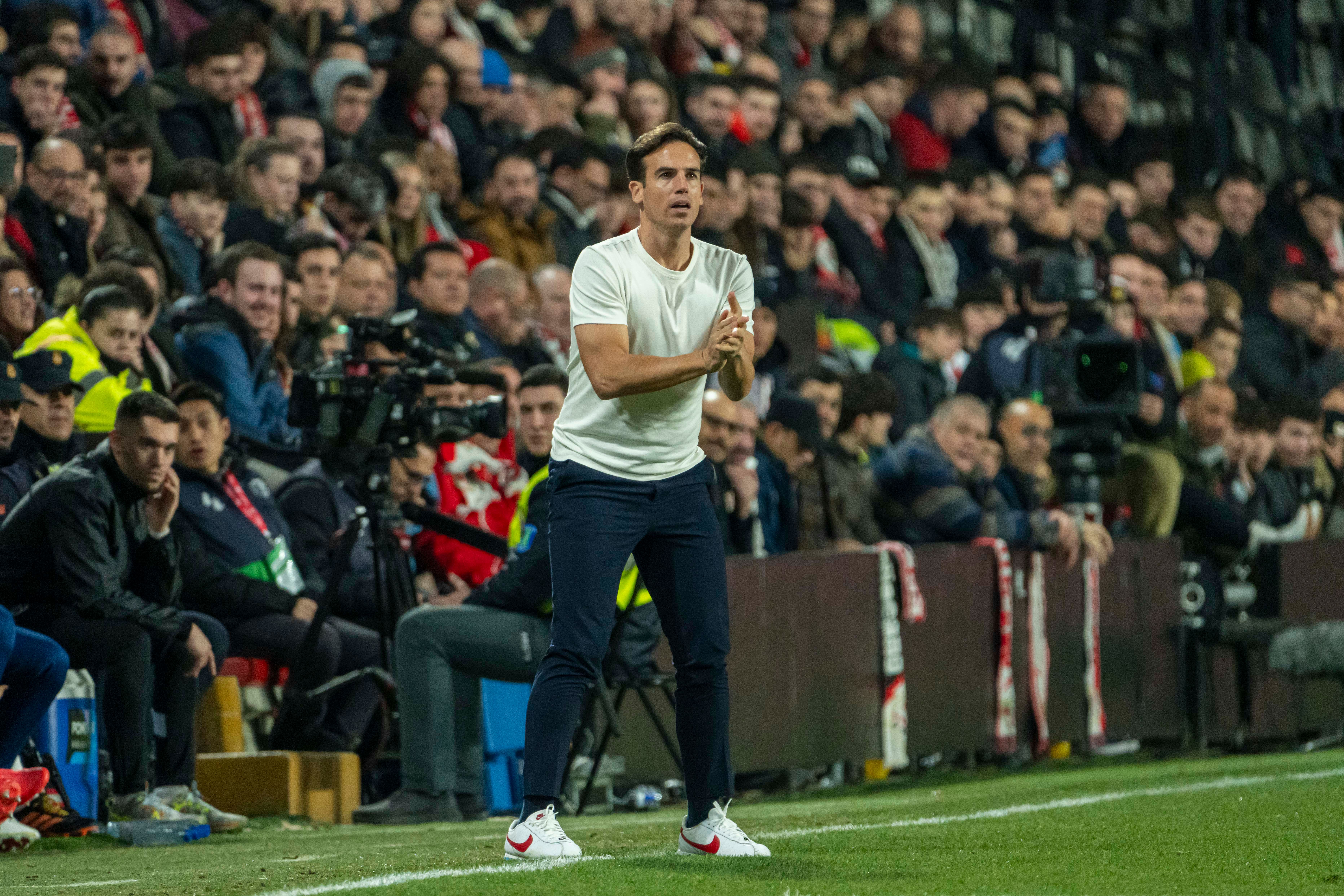 Iñigo López, en el Rayo Vallecano - Celta.
