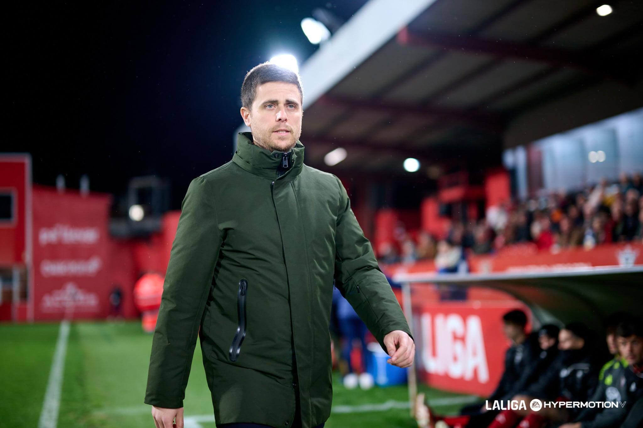 Alessio Lisci, entrenador del CD Mirandés.
