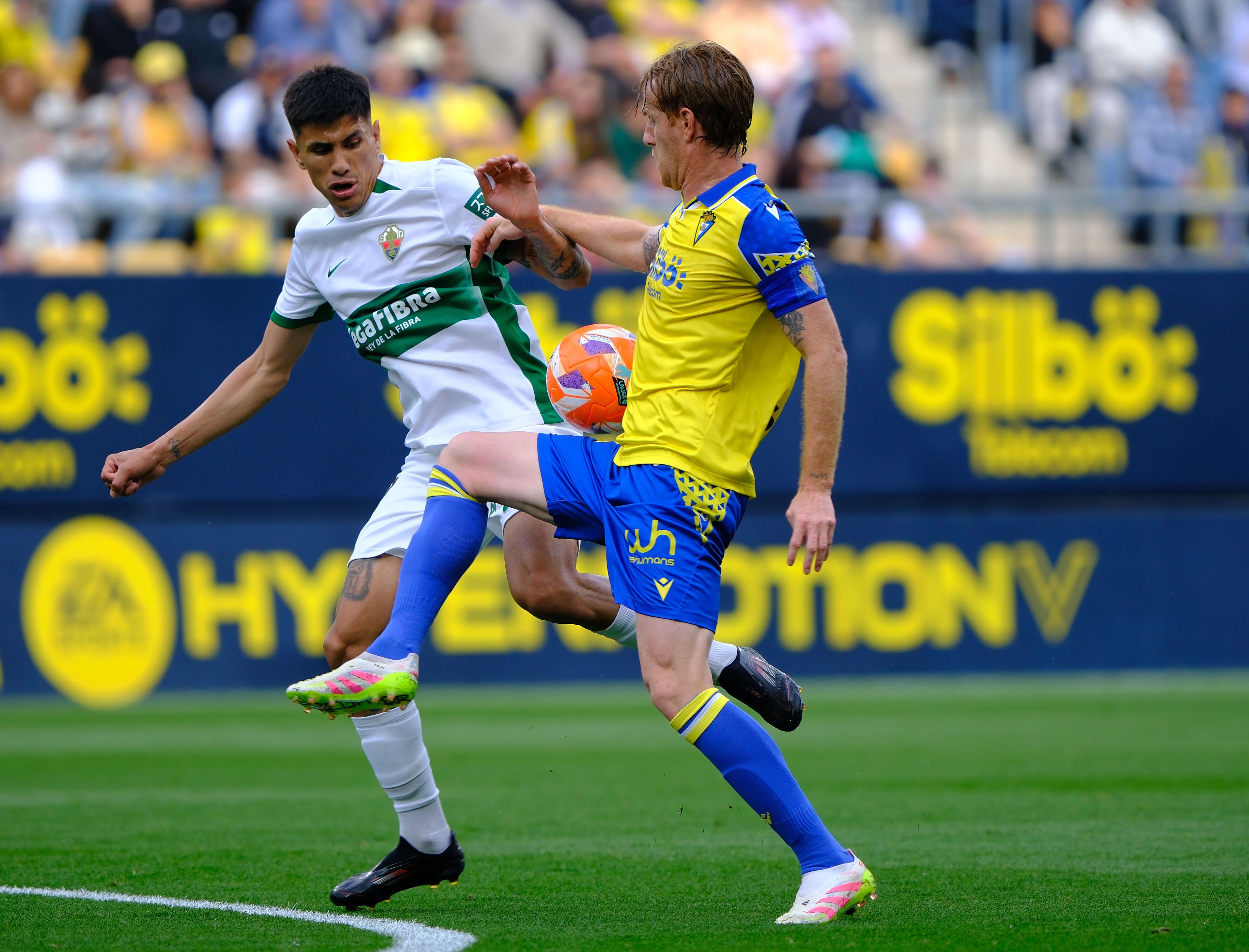 Álex Fernández, en el Cádiz-Elche.