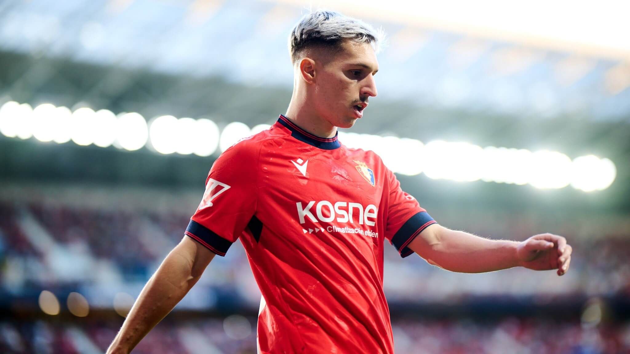  Bryan Zaragoza, con Osasuna.