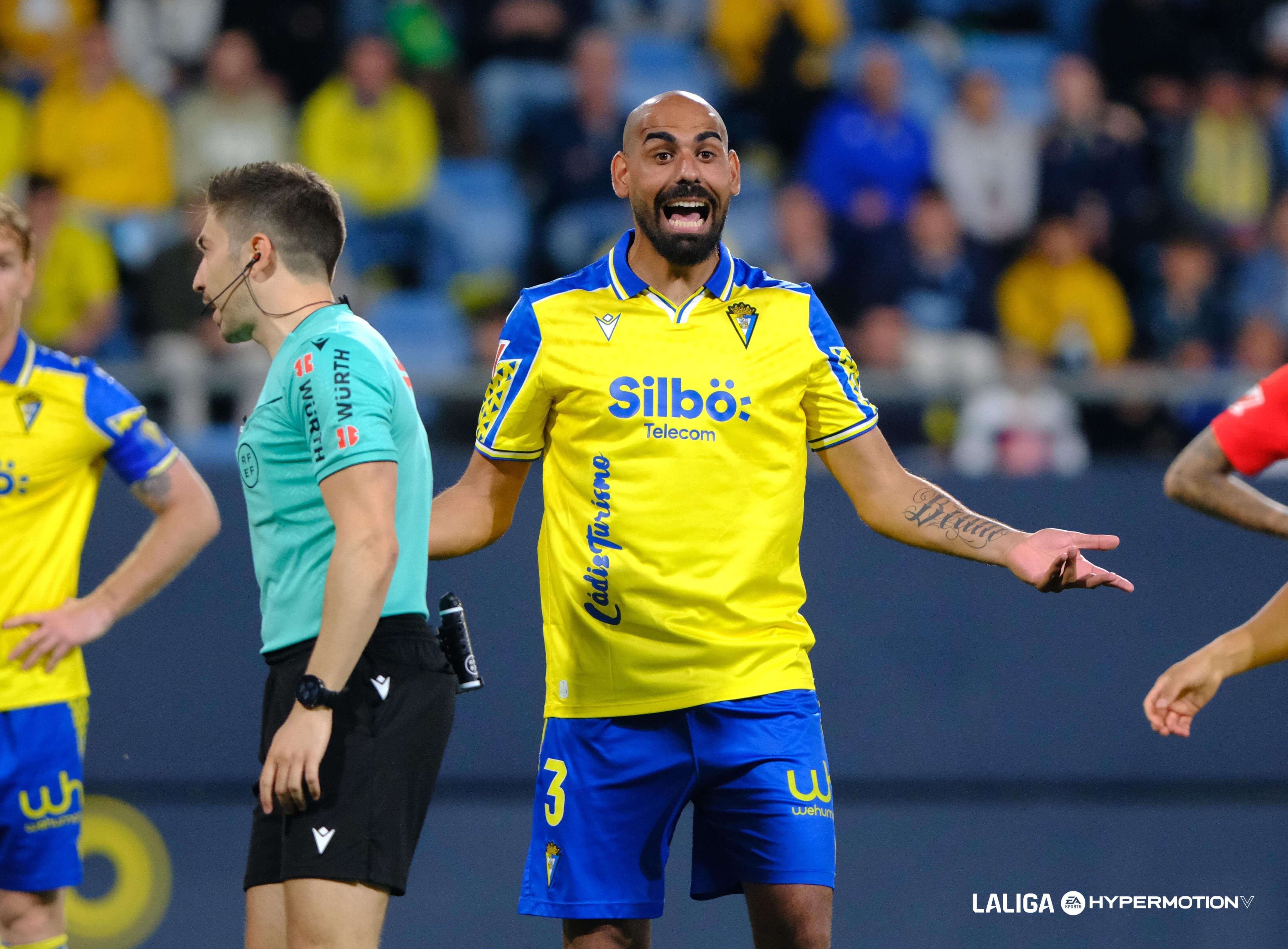 Fali, en un partido del Cádiz CF.
