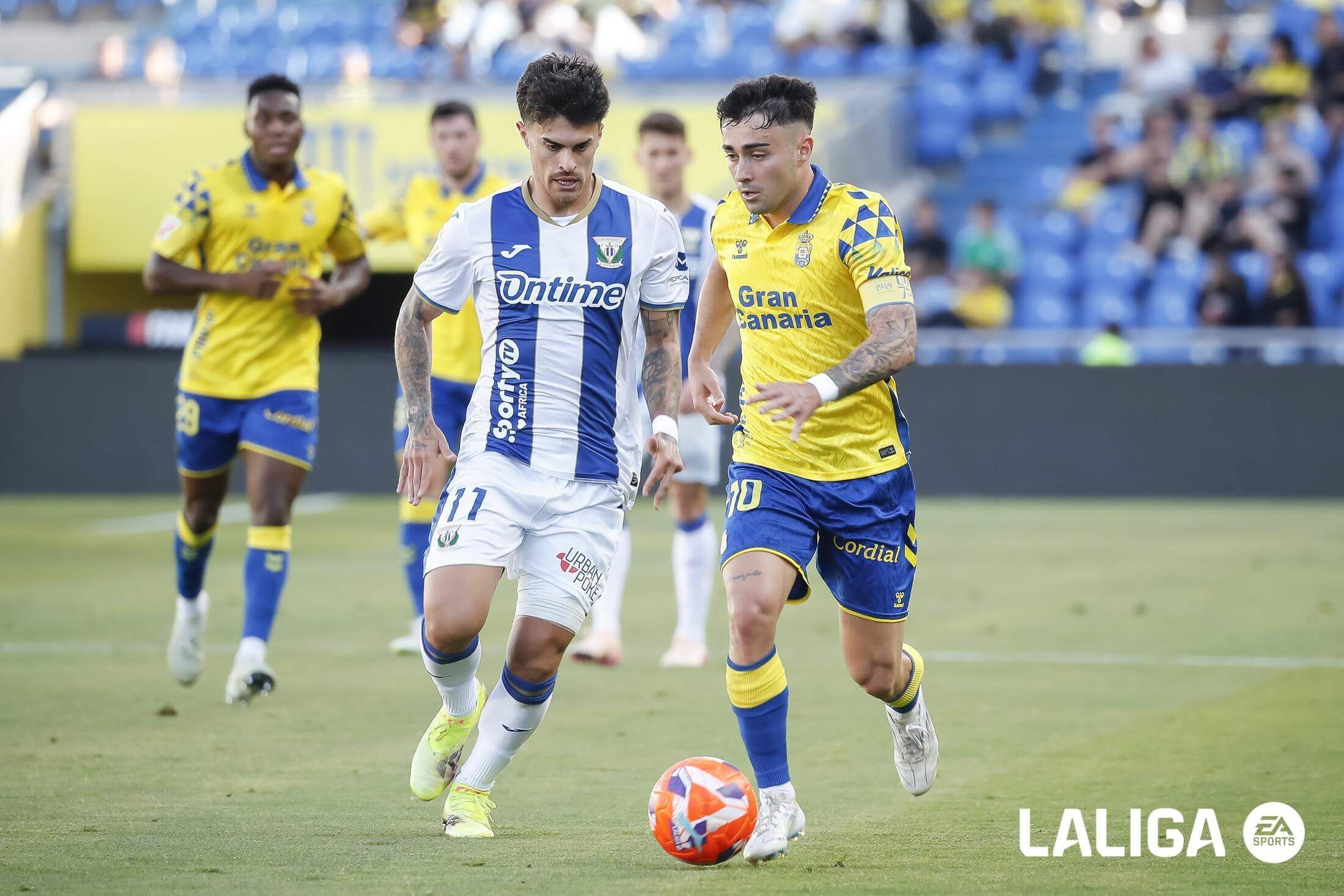 Alberto Moleiro, en el UD Las Palmas - Leganés (Foto: LALIGA).