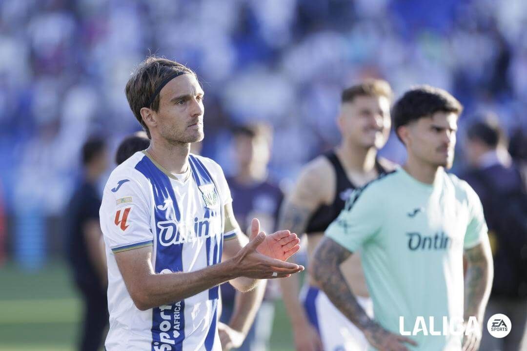Sergio González, en un partido del Leganés (FOTO: LALIGA).