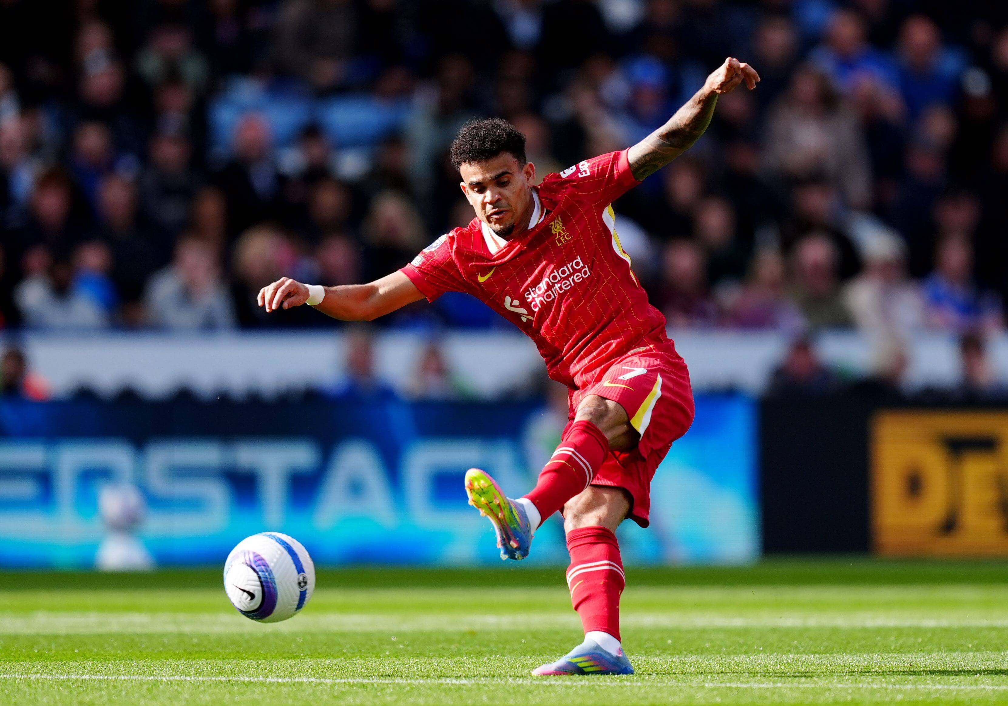  Luis Díaz, con el Liverpool