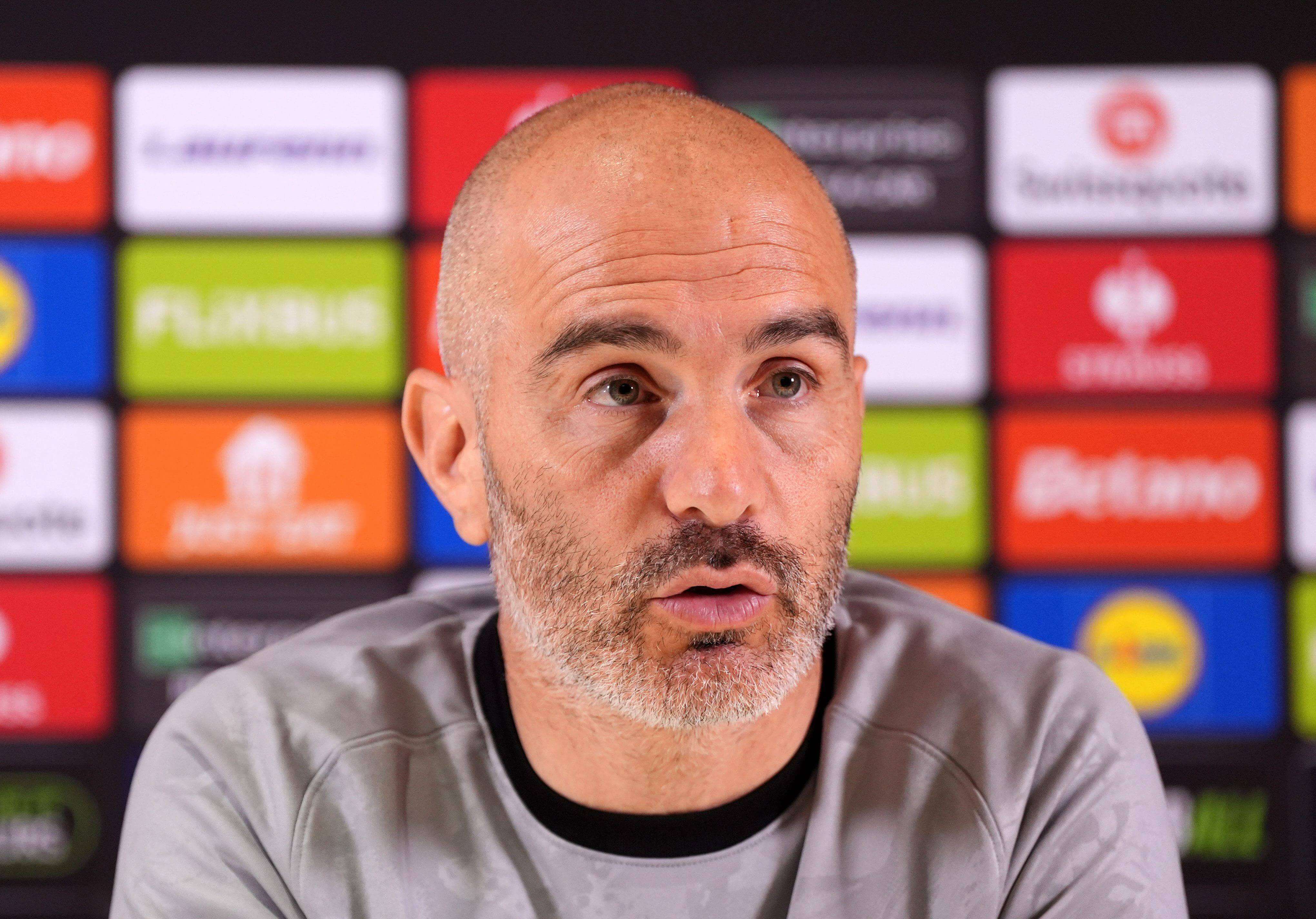 Enzo Maresca, en sala de prensa.