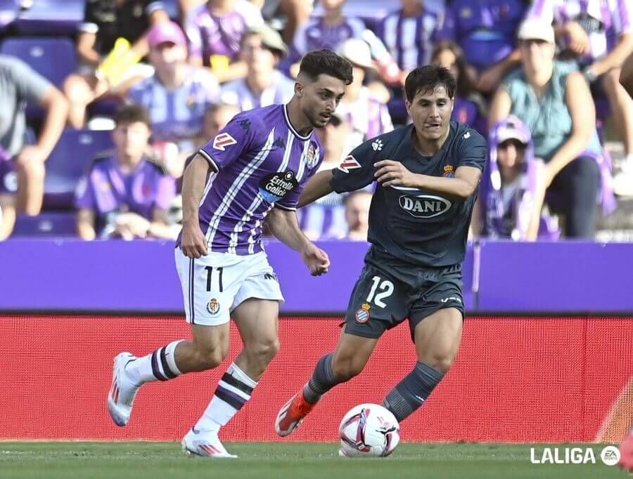  Raúl Moro, ante el Espanyol.