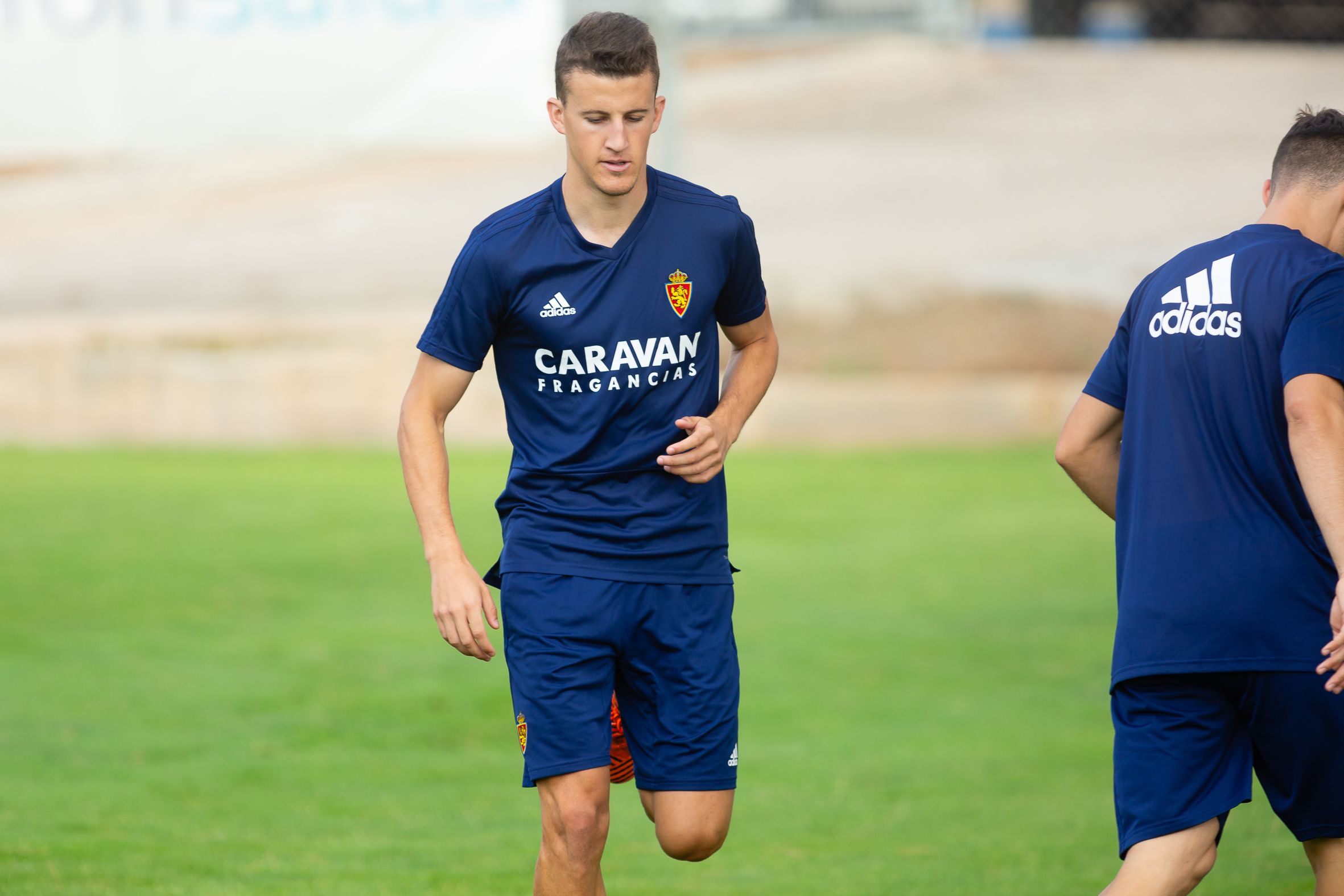  Carlos Nieto, en un entrenamiento de pretemporada.