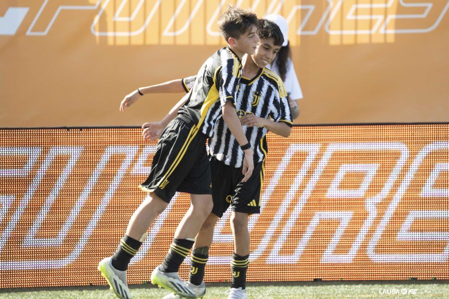  Celebración del tanto de la Juventus.