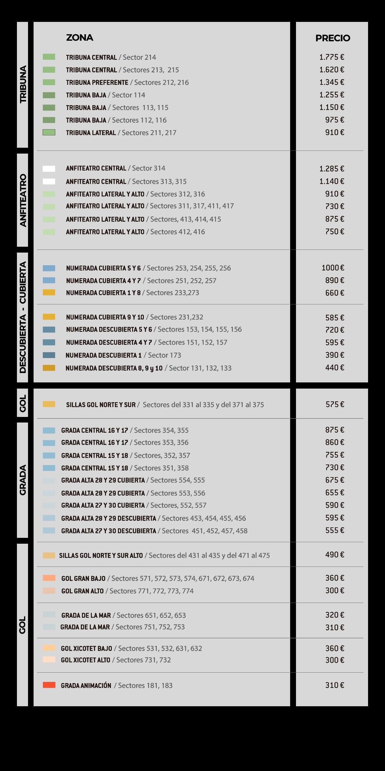 Abonos Valencia 2025/26