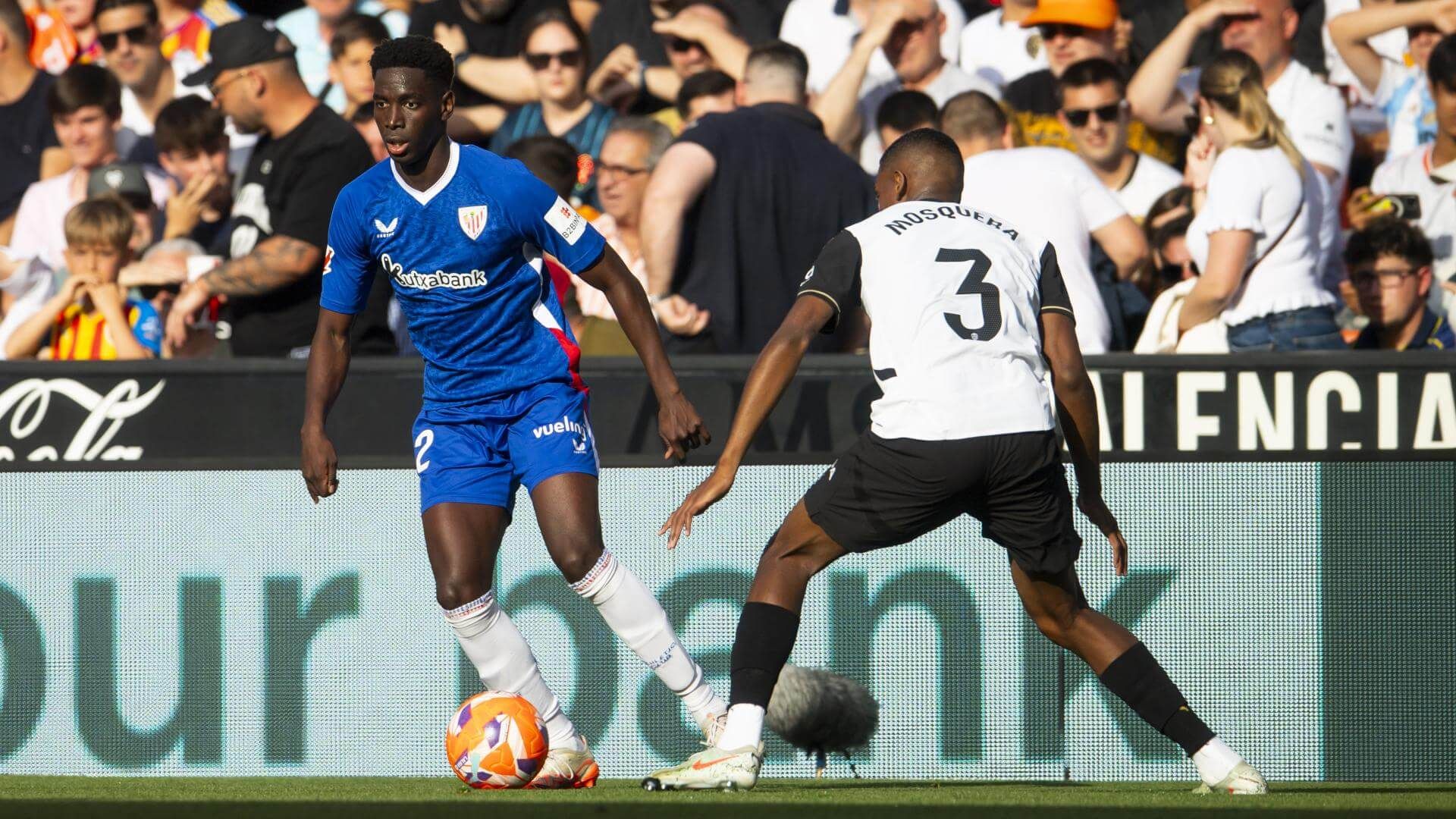  Adama Boiro, titular en Mestalla ante el Valencia.