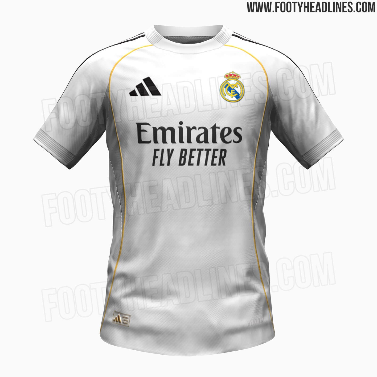  La posible camiseta del Real Madrid para la siguiente temporada (Footy Headlines)