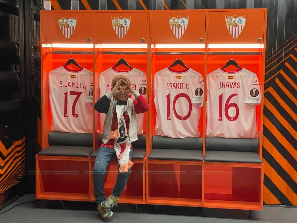  Agustín García, uno de los niños de la 'Generación Budapest', en la víspera del partido.