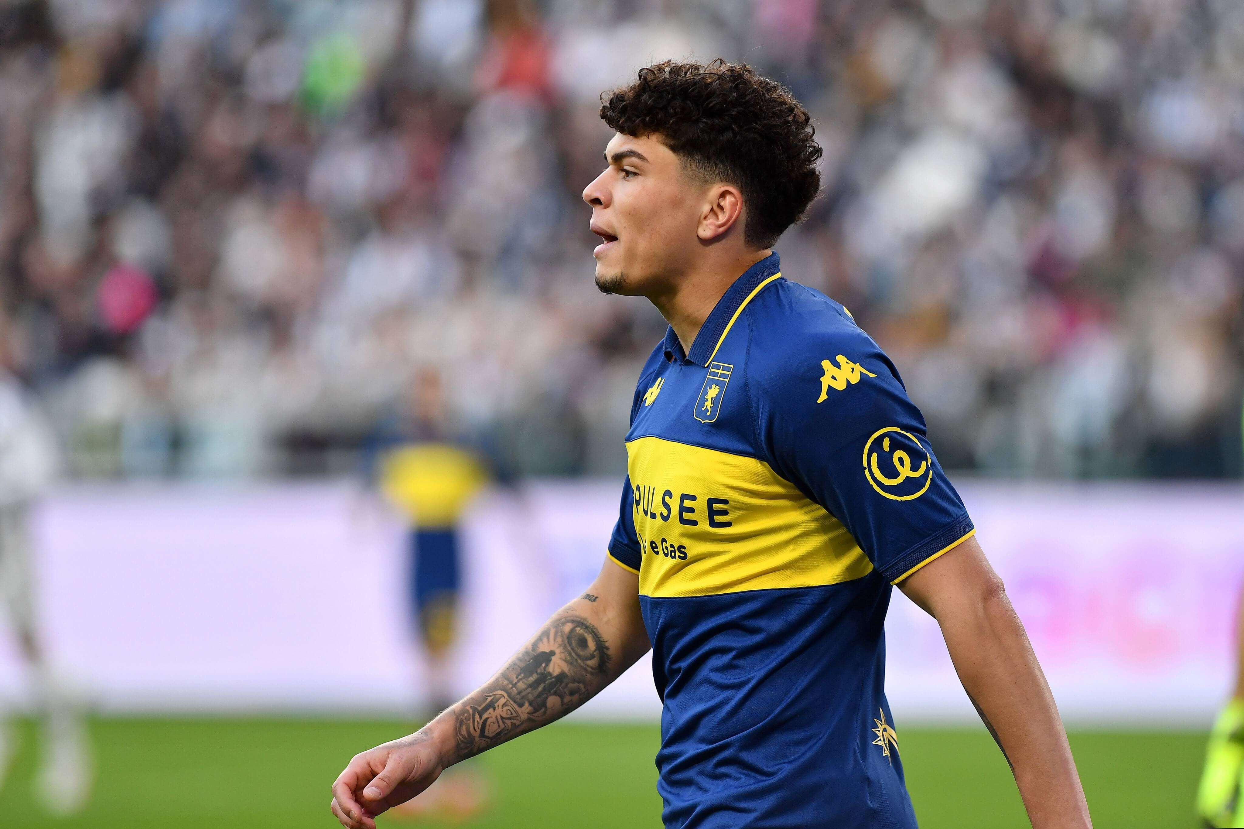 Alan Matturro, durante un partido del Génova (Foto: Cordon Press).