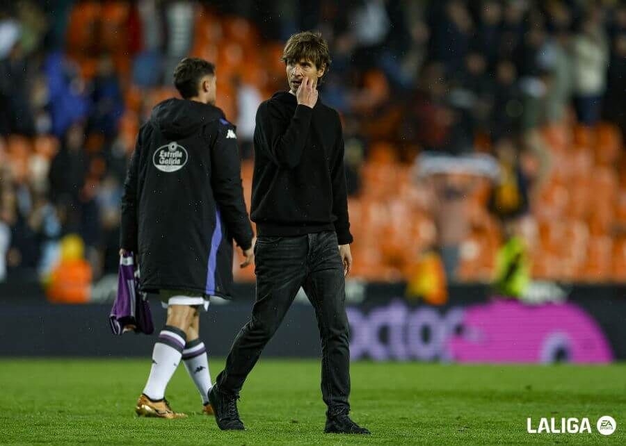  Álvaro Rubio, en Mestalla.