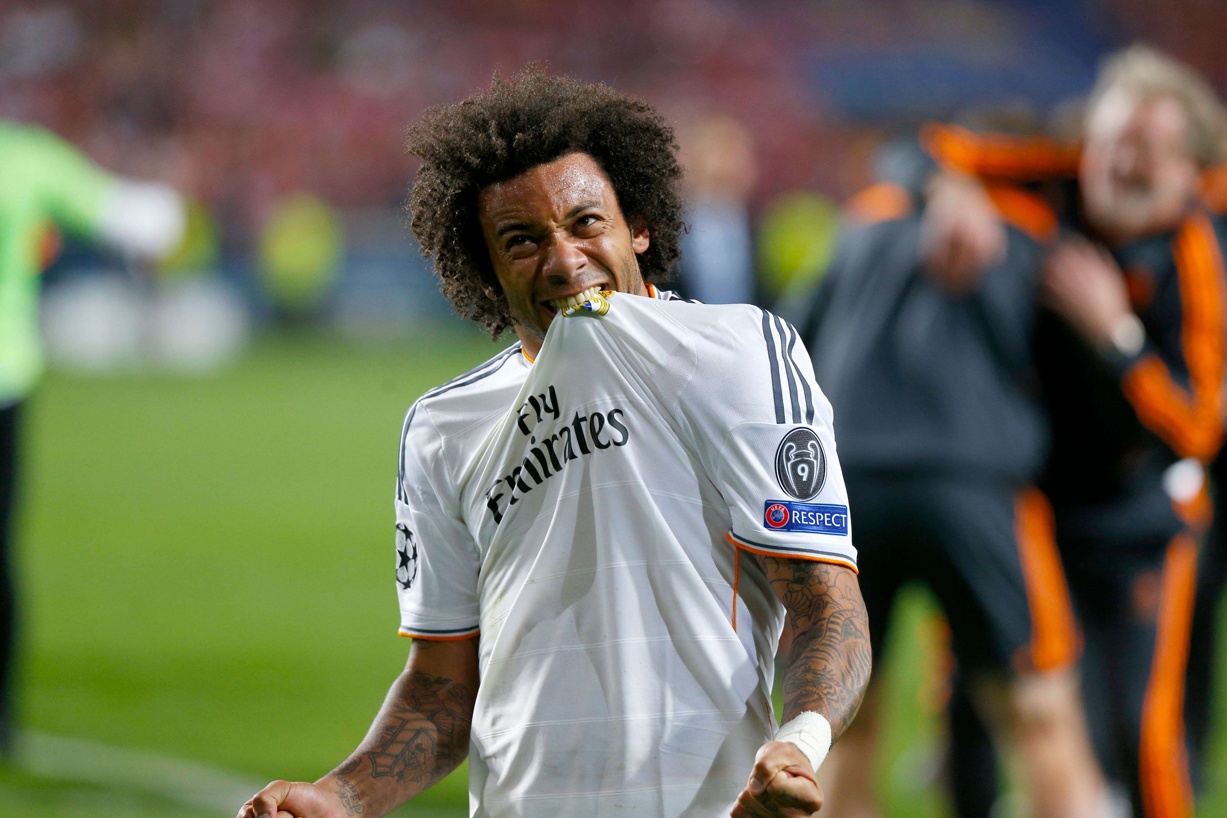  Marcelo, en la final de Champions 2014 ante el Atlético