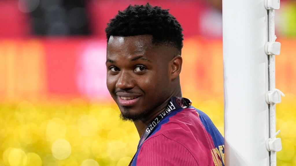 Ansu Fati, en la final de la Copa del Rey (Europa Press)