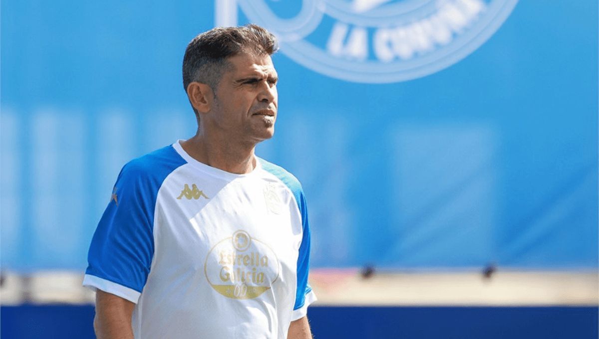  Antonio Hidalgo, durante el primer entrenamiento del Dépor.