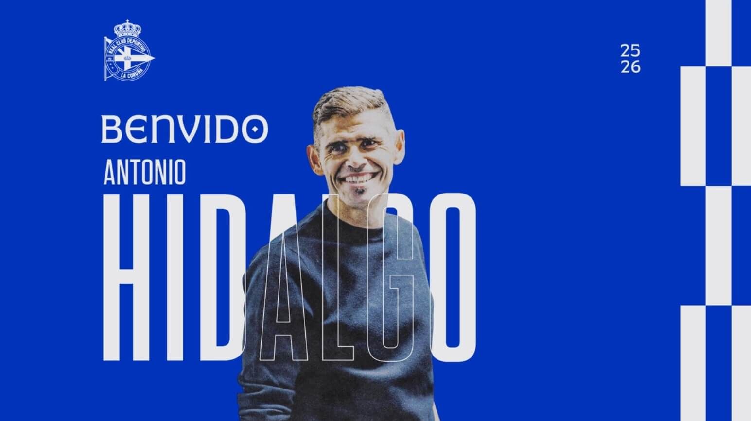 Antonio Hidalgo, nuevo entrenador del Deportivo.