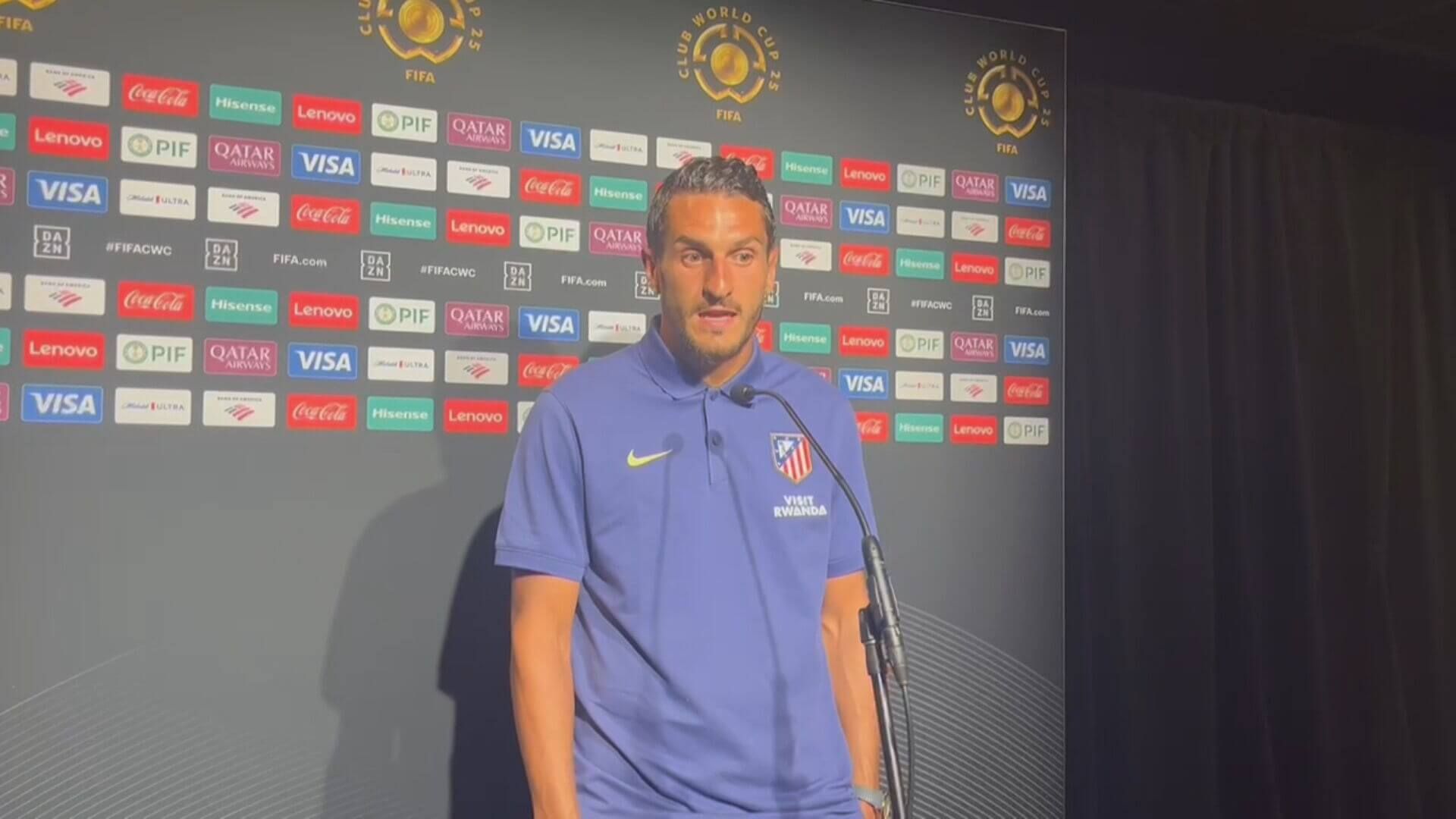 Koke Resurrescción habló de los detalles que siempre iban hacia un lado en el PSG-Atlético de Ma