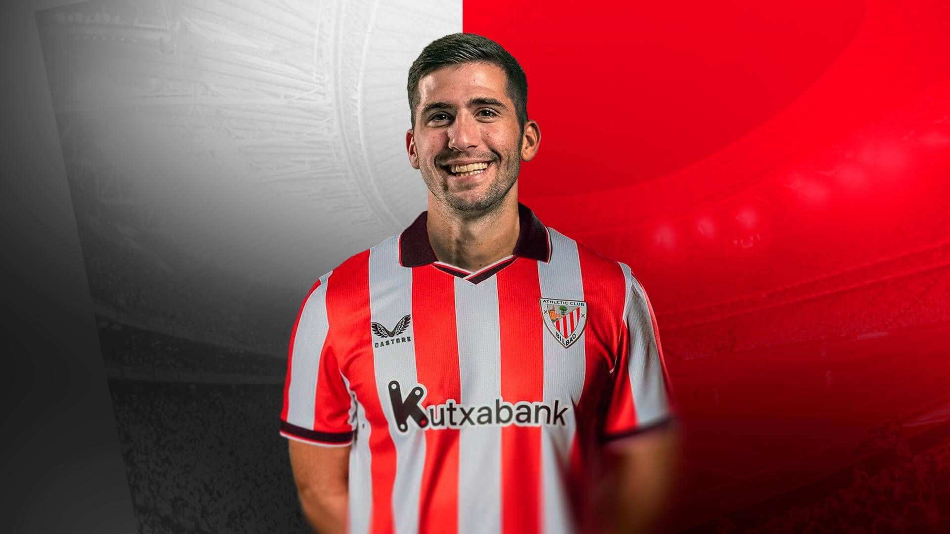  El lateral navarro Jesús Areso ya es jugador del Athletic Club. Ha firmado por seis temporadas.