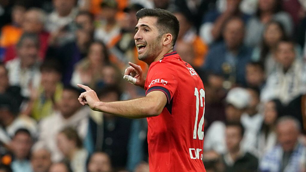  Jesús Areso, en un partido con Osasuna (Cordon Press)