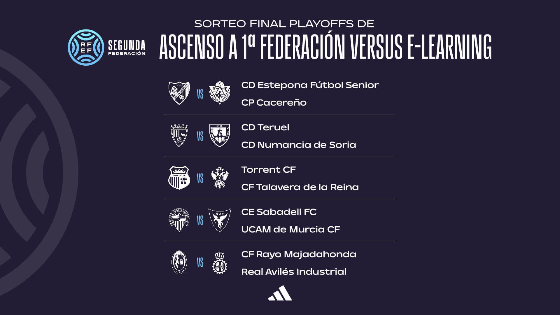Los cruces del sorteo de las finales de ascenso a la Primera RFEF.