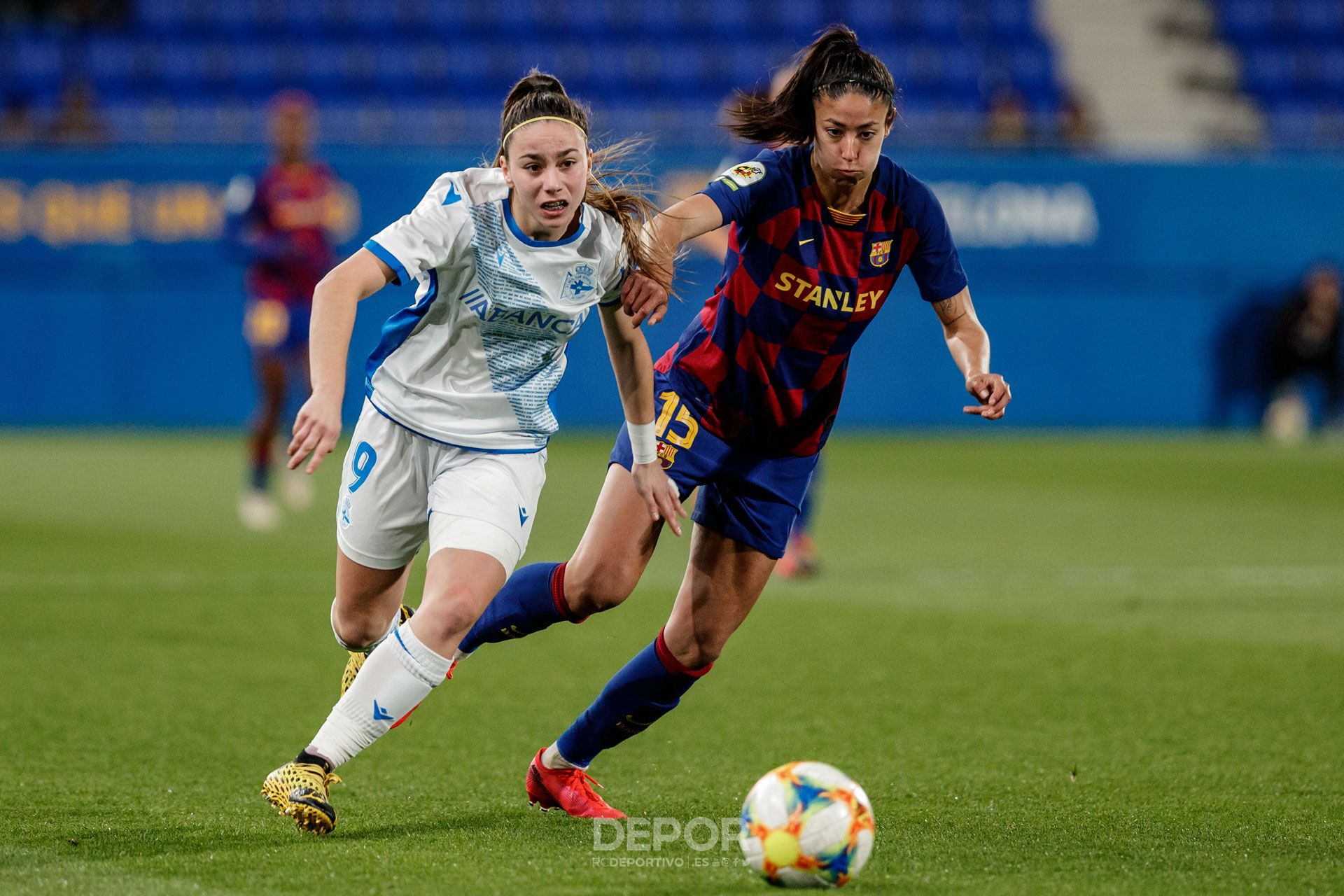  Athenea del Castillo en un partido frente al Barça (Foto:RCD)