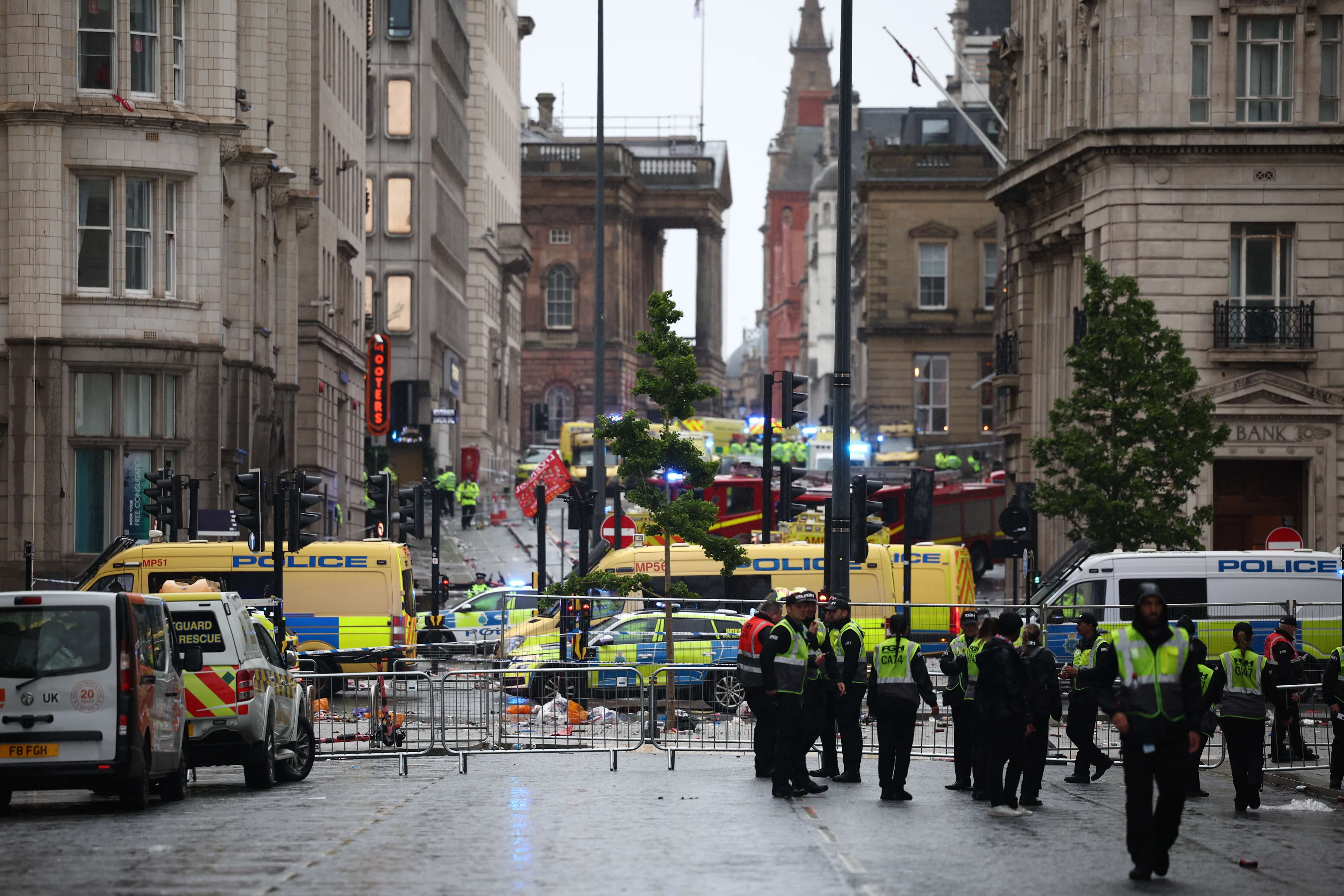  Atropello masivo en Liverpool.