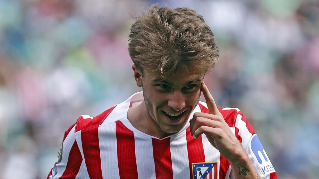 Pablo Barrios celebra su primer gol en el Mundial de Clubes ('X' Atleti)