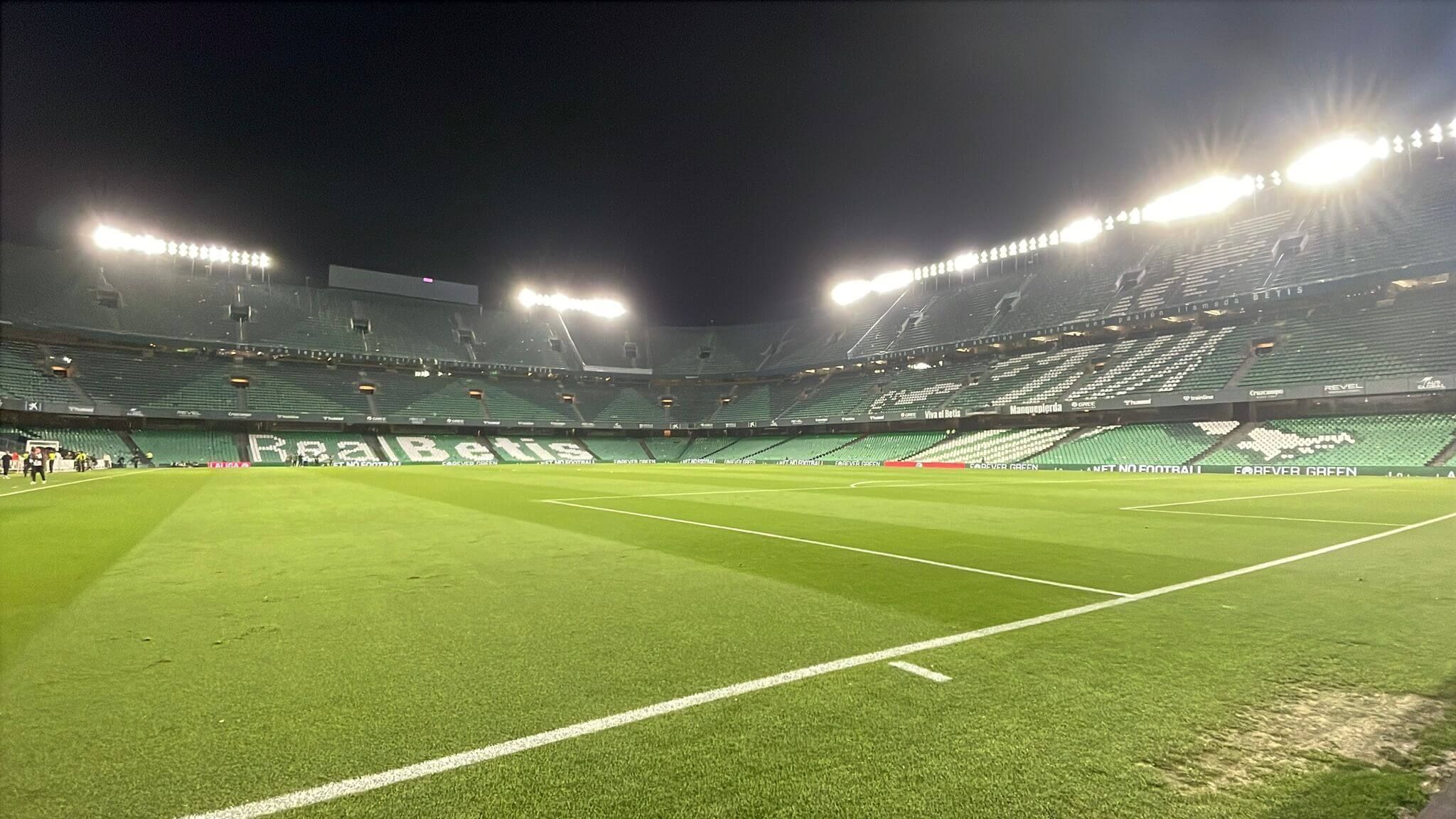  El Benito Villamarín, tras su último partido antes de las obras.