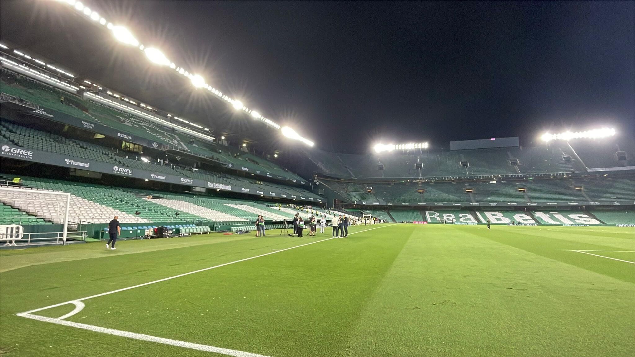  El Benito Villamarín, tras su último partido antes de las obras.
